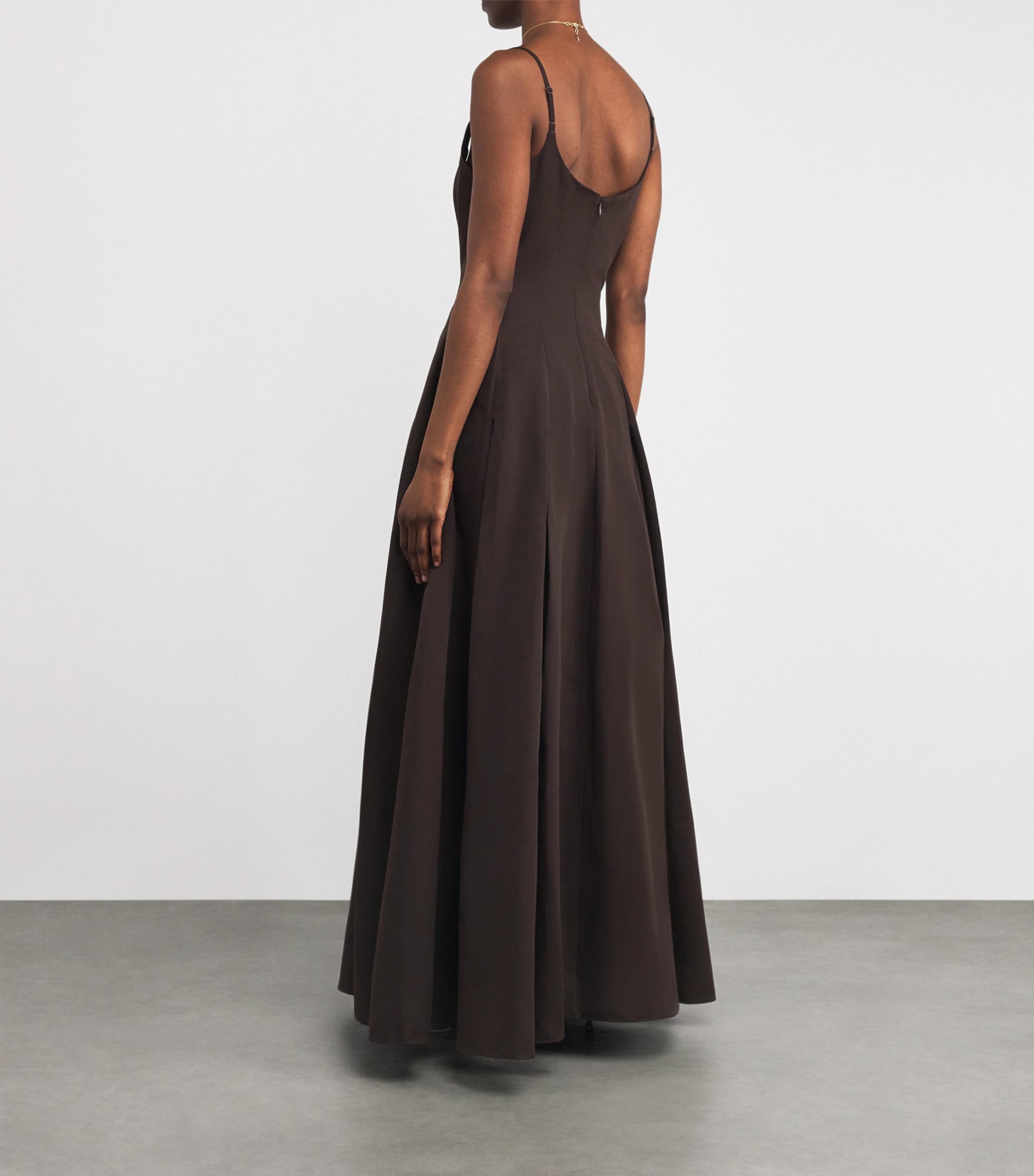 Cotton-Blend Joy Maxi Dress EARTH Image 3