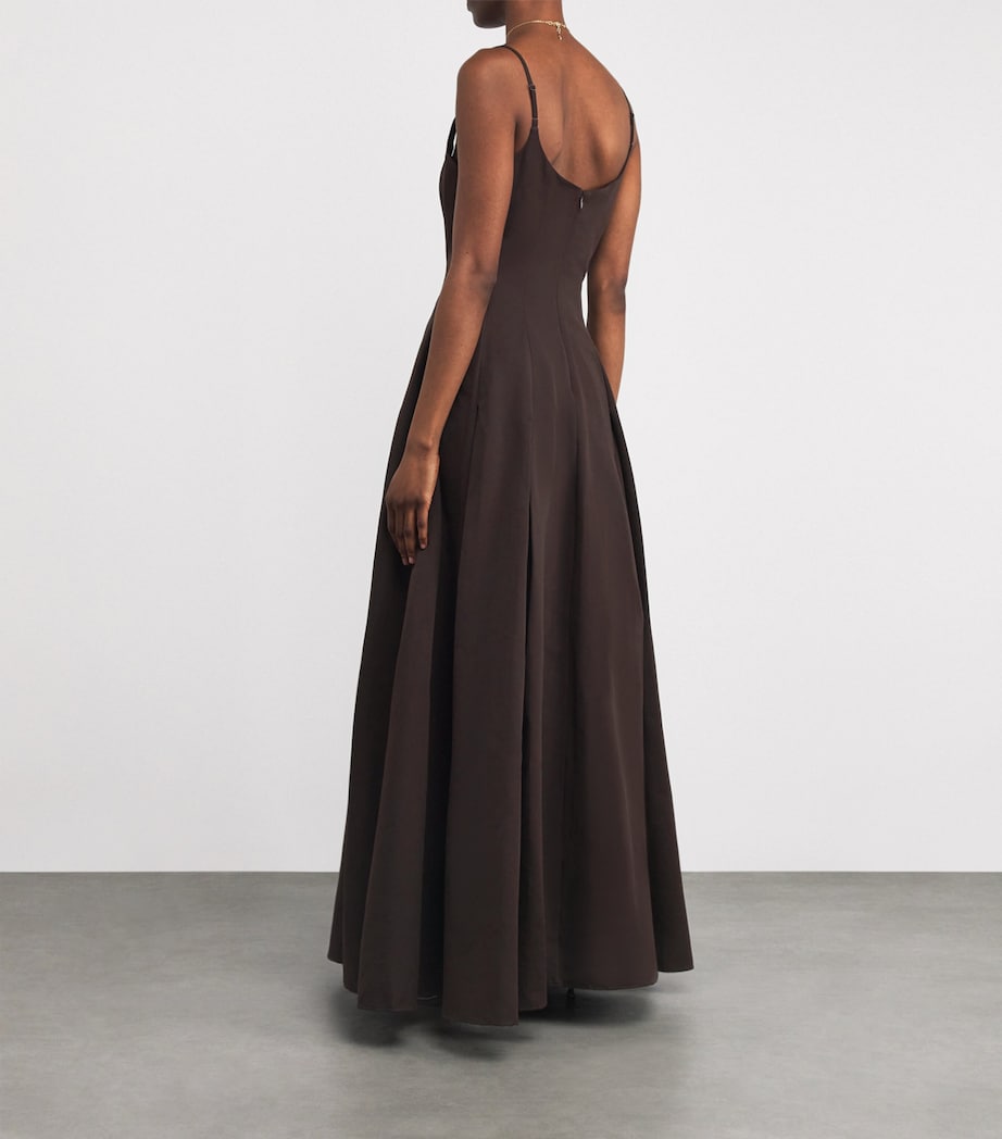 Cotton-Blend Joy Maxi Dress EARTH Image 3