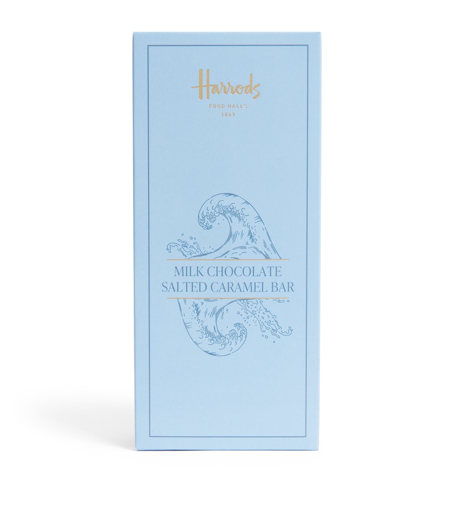 Harrods Milk Chocolate Salted Caramel Bar (80g) Image 1