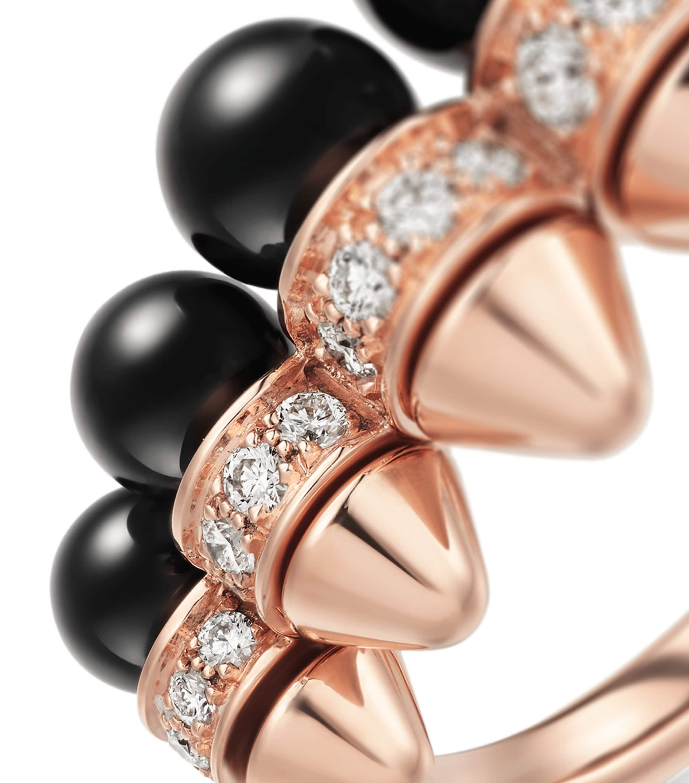 Rose Gold, Onyx and Diamond Clash de Cartier Ring ROSE GOLD Image 3