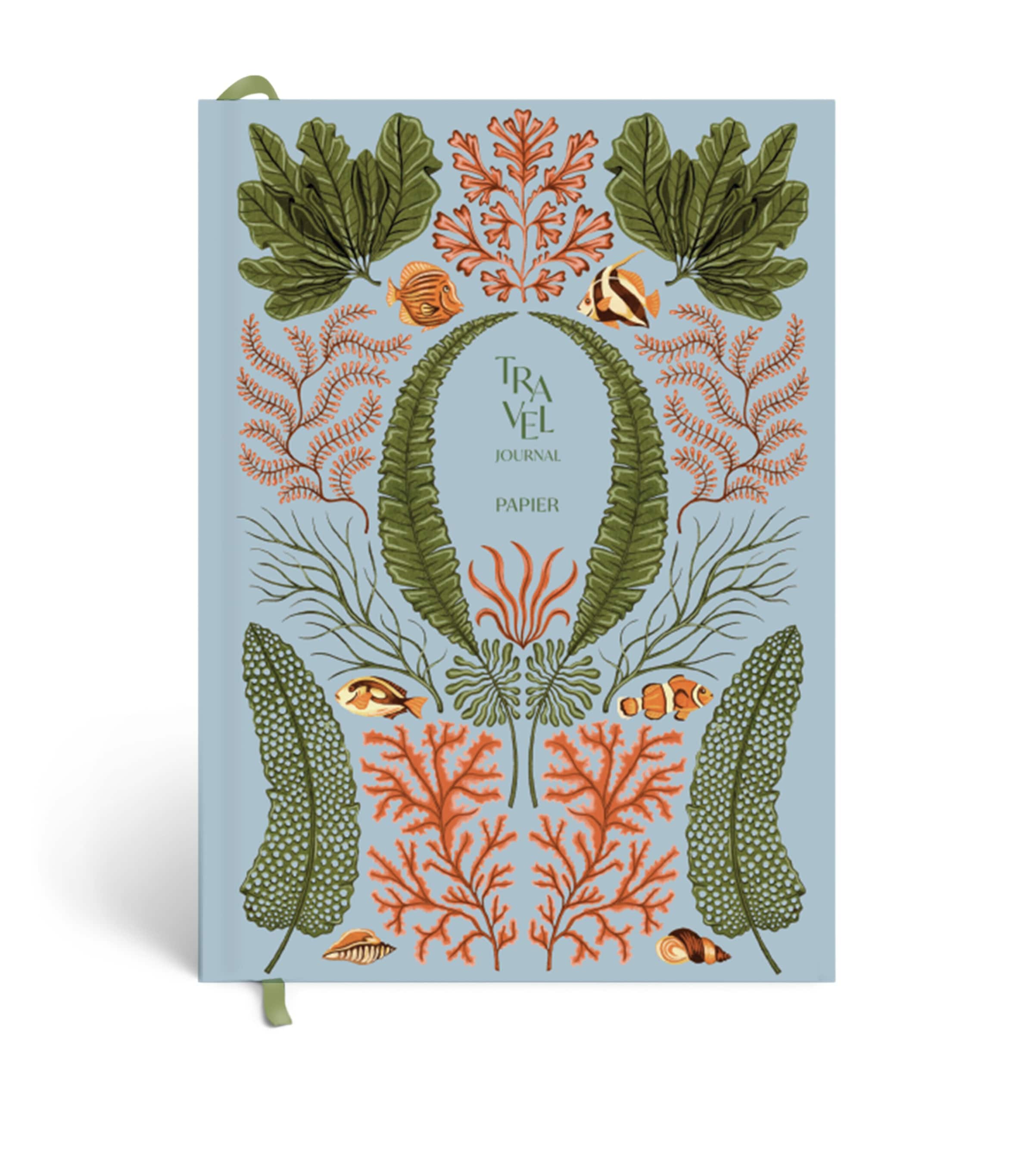 Papier Coral Reef Travel Journal In Blue
