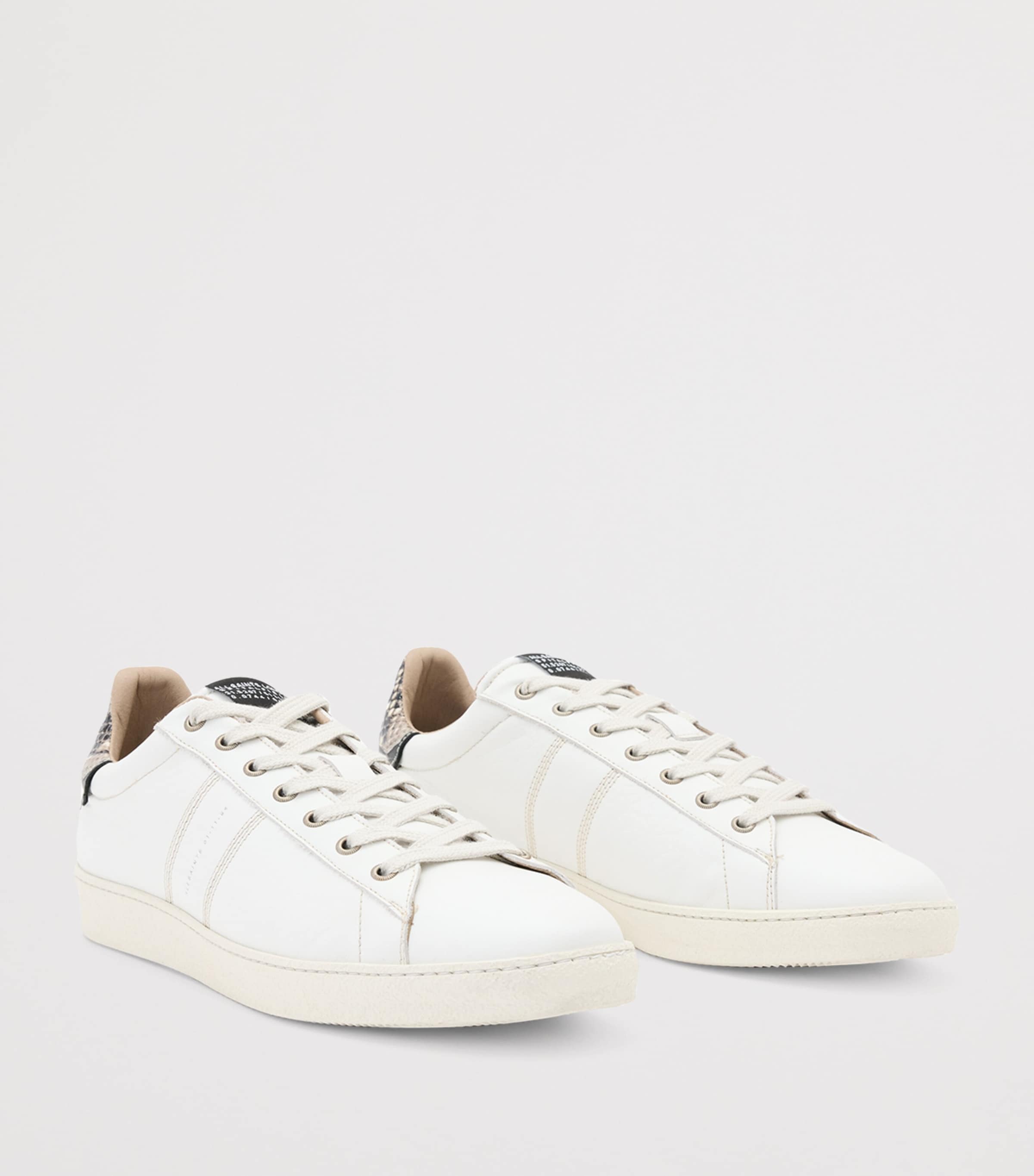 Leather Leon Low-Top Sneakers WHITE/BLACK Image 3