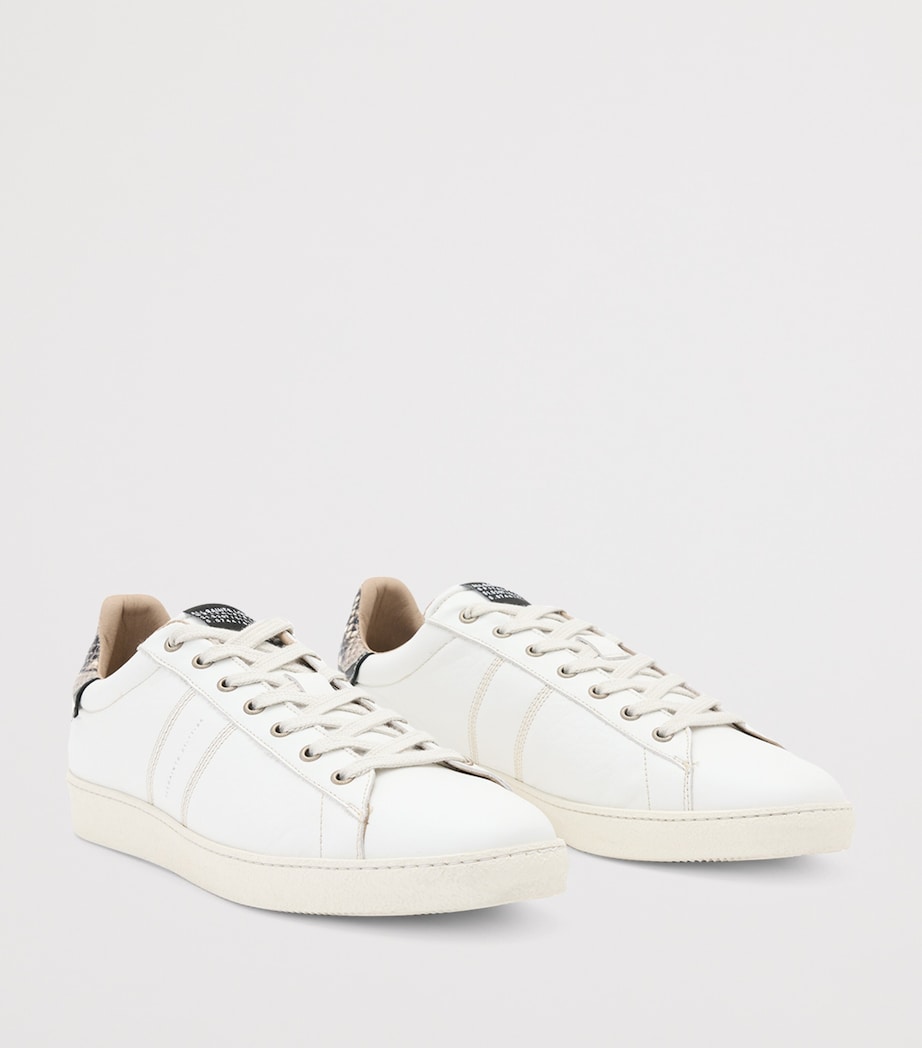 Leather Leon Low-Top Sneakers WHITE/BLACK Image 3