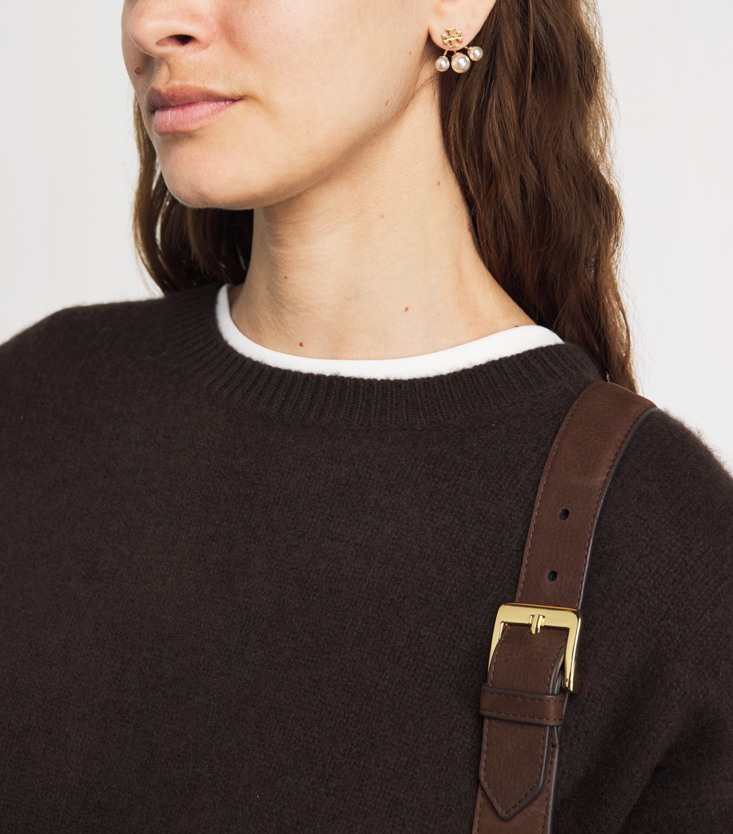 Faux-Pearl Kira Earrings TORY GOLD / CREAM Image 2