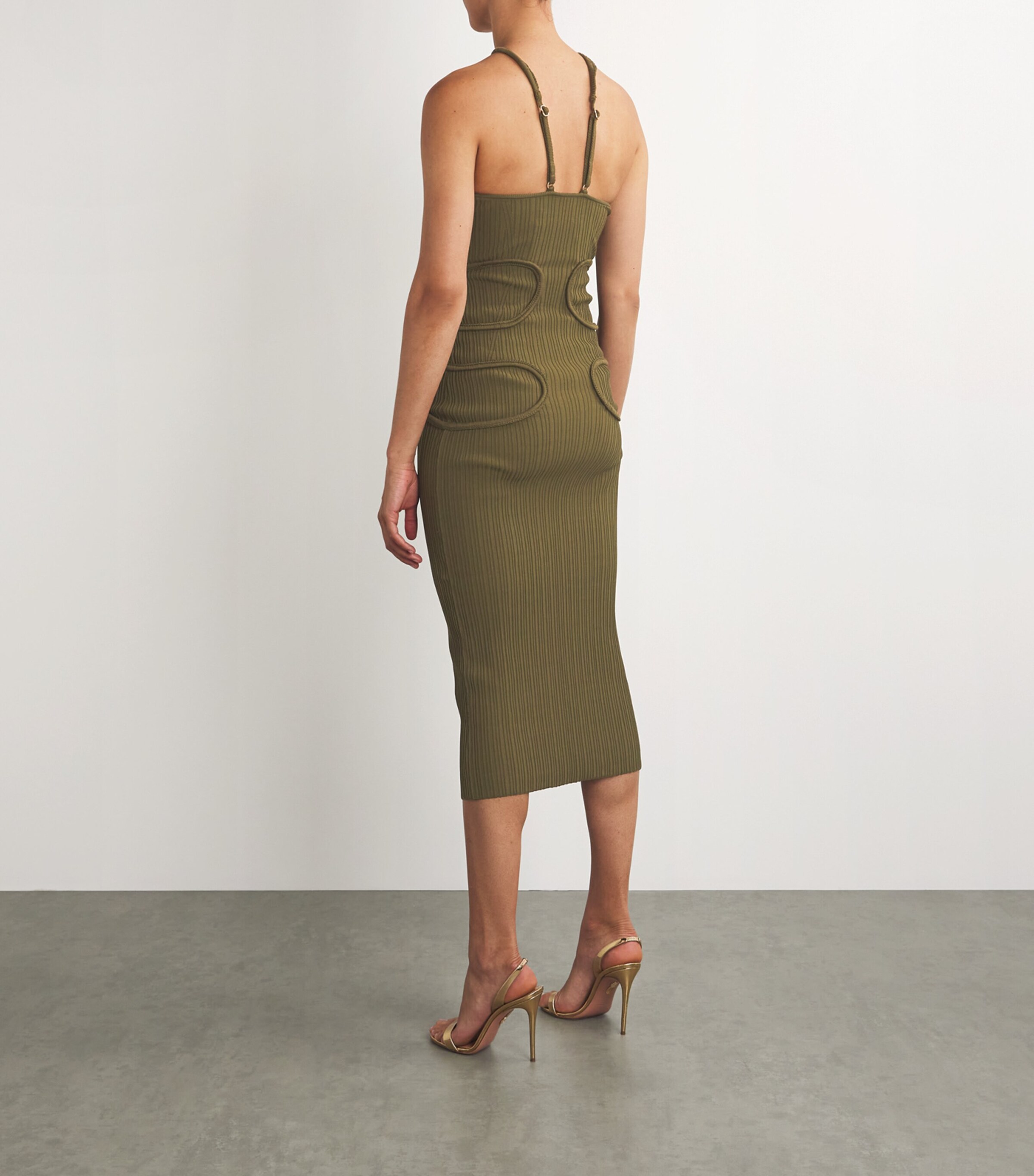 slim fit dress slacks Cult Gaia Keller Dress in Green main image 0