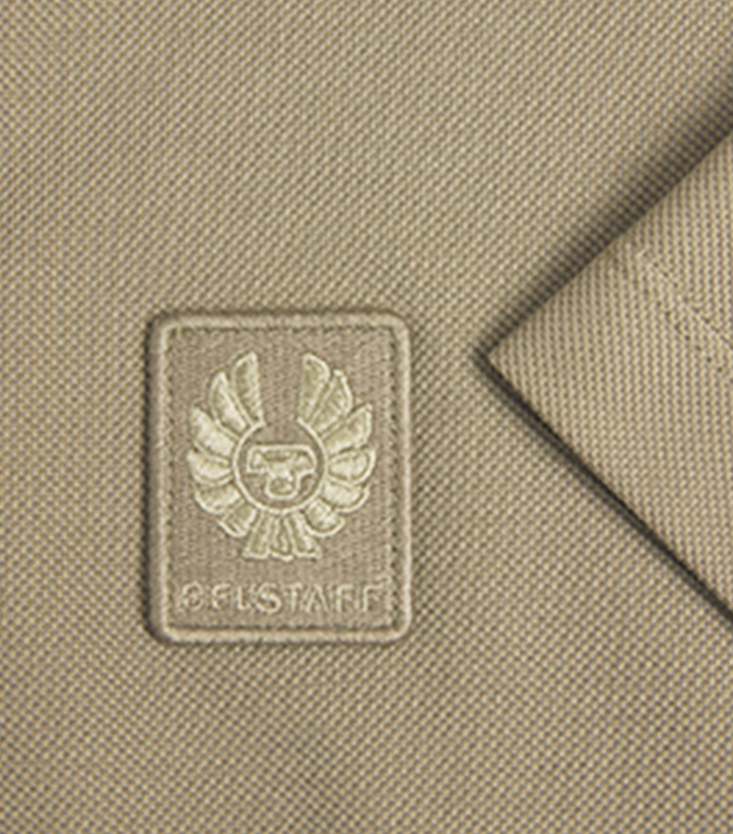 Belstaff Mens Supima Cotton Piqué Curator Polo Shirt Fatigue Greenftggn Image 6