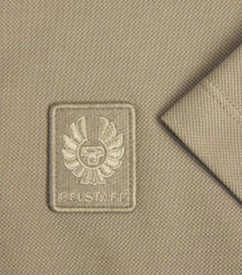 Belstaff Mens Supima Cotton Piqué Curator Polo Shirt Fatigue Greenftggn Image 6