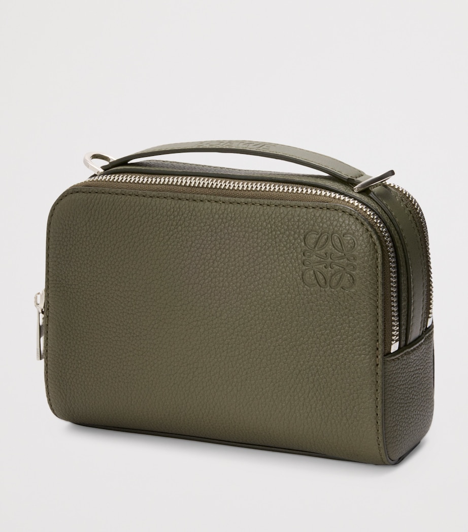 LOEWE Leather Essential Camera Bag Khaki Green Image 3