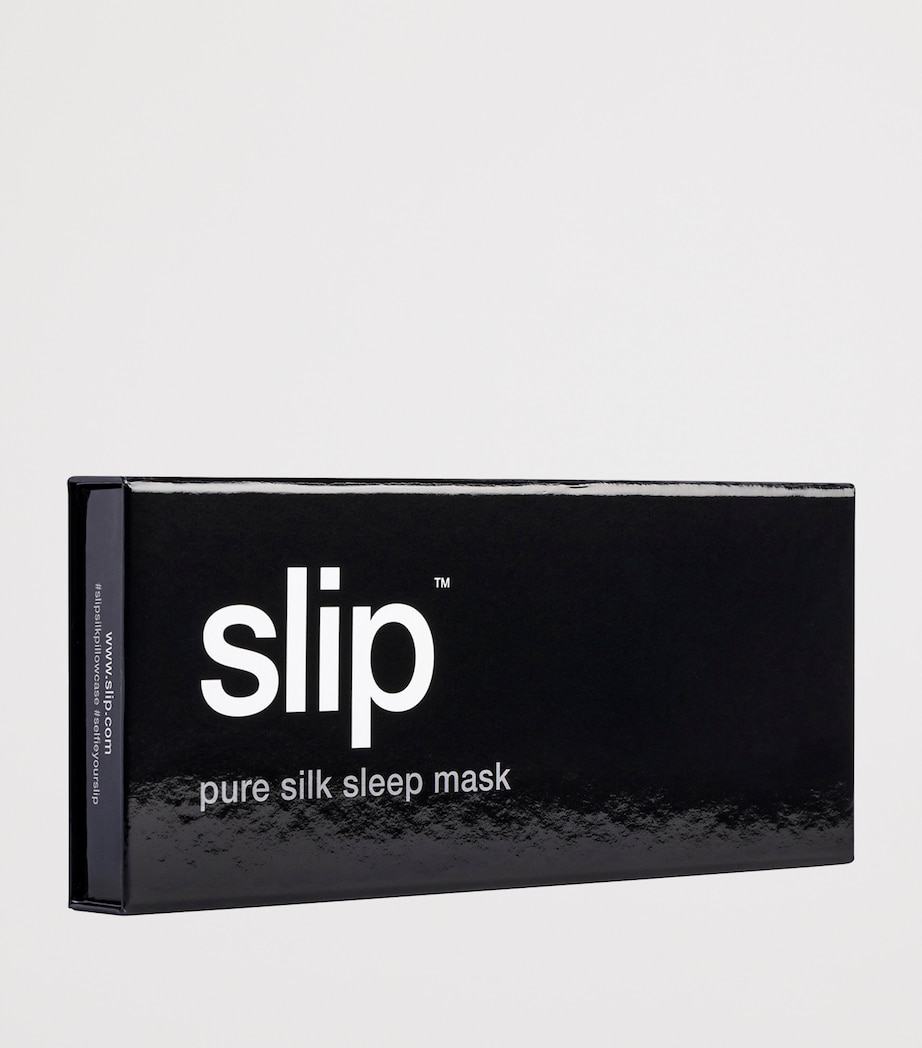 Slip Womens Silk Sleep Mask Black Image 2