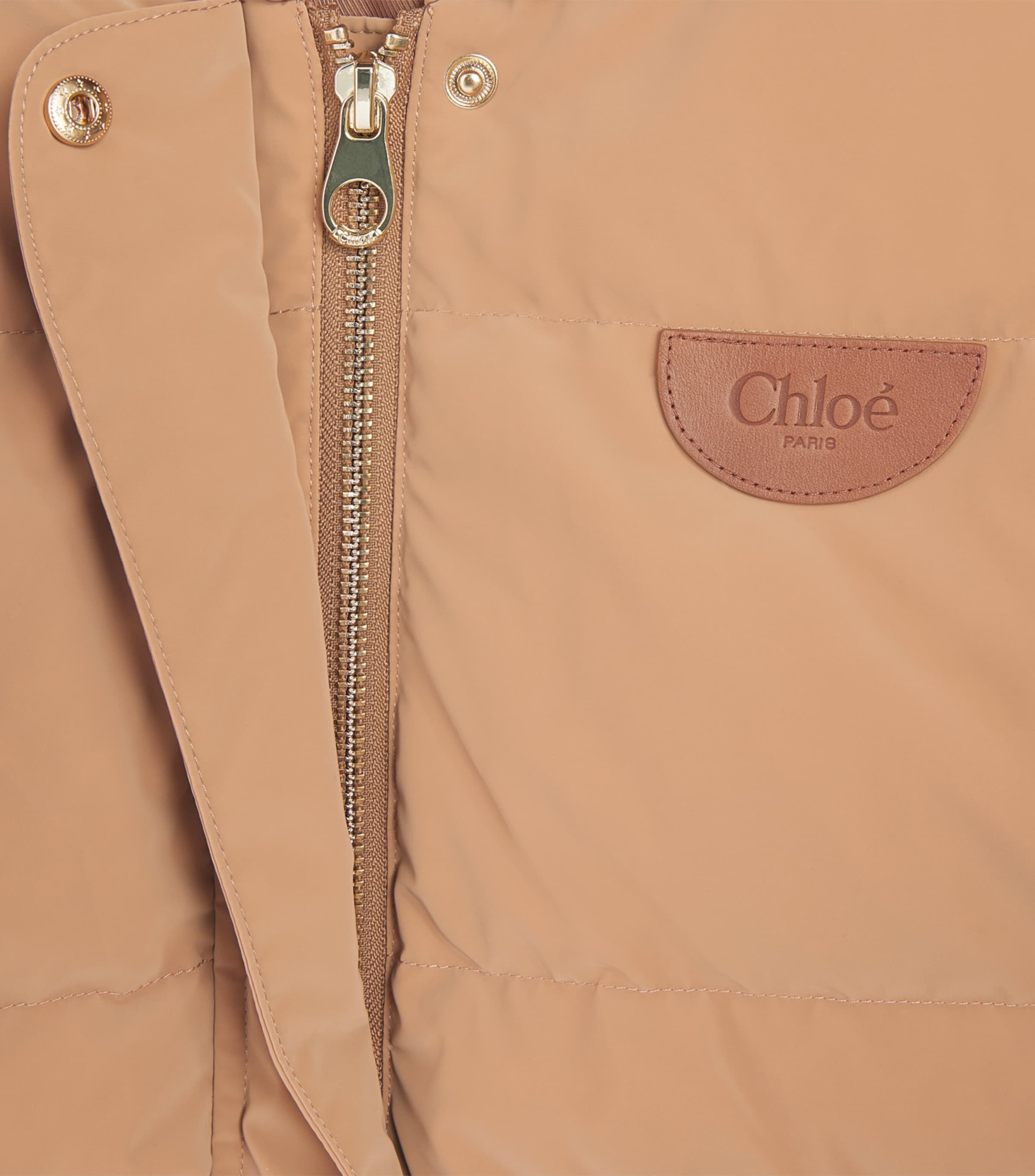 Chloé Kids Down Puffer Jacket (4-14 Years) Thrush Image 3
