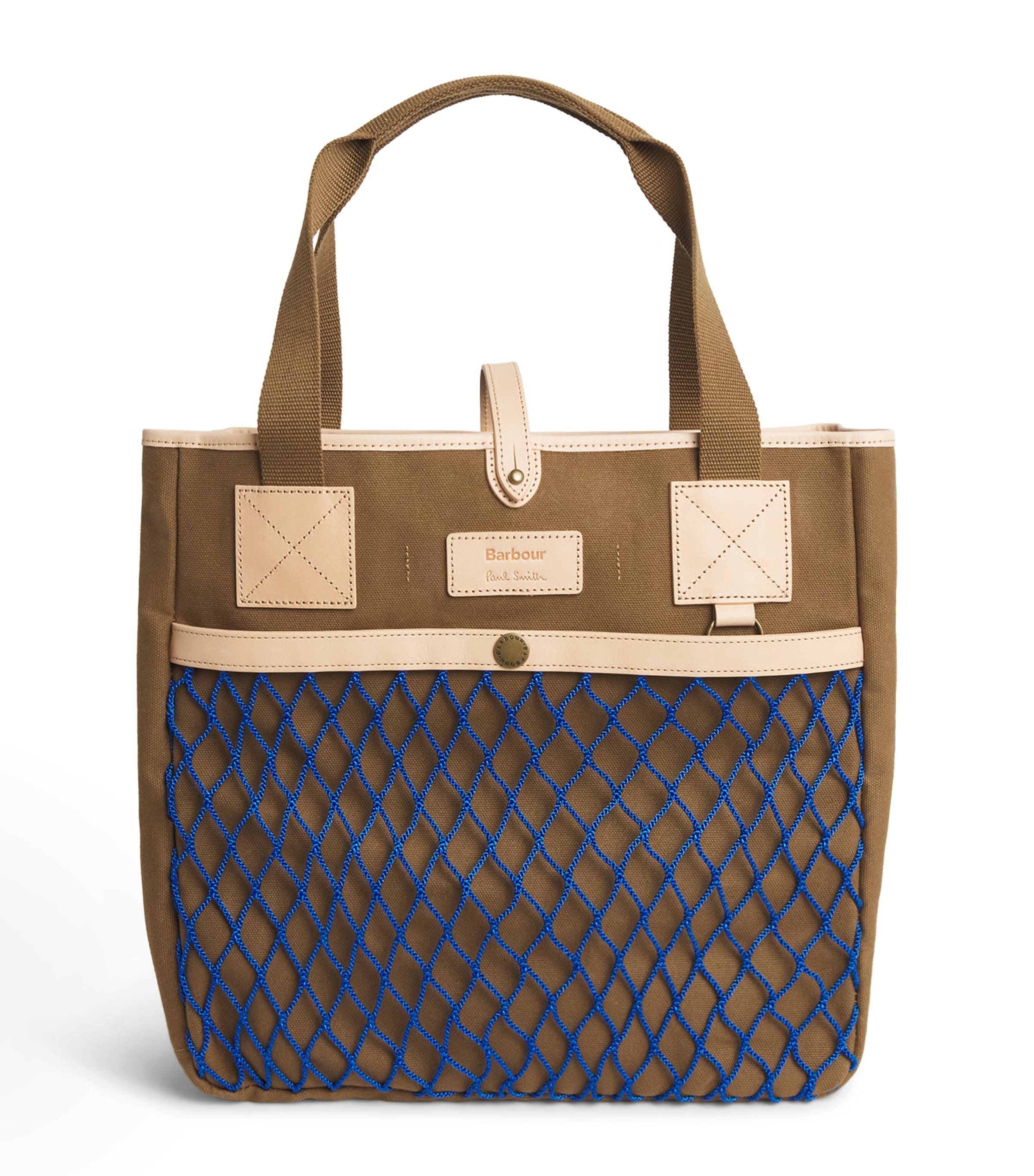 Paul Smith x Barbour トートバッグ Barbour Beige x Paul Smith Loves Barbour Tote Bag | Harrods UK