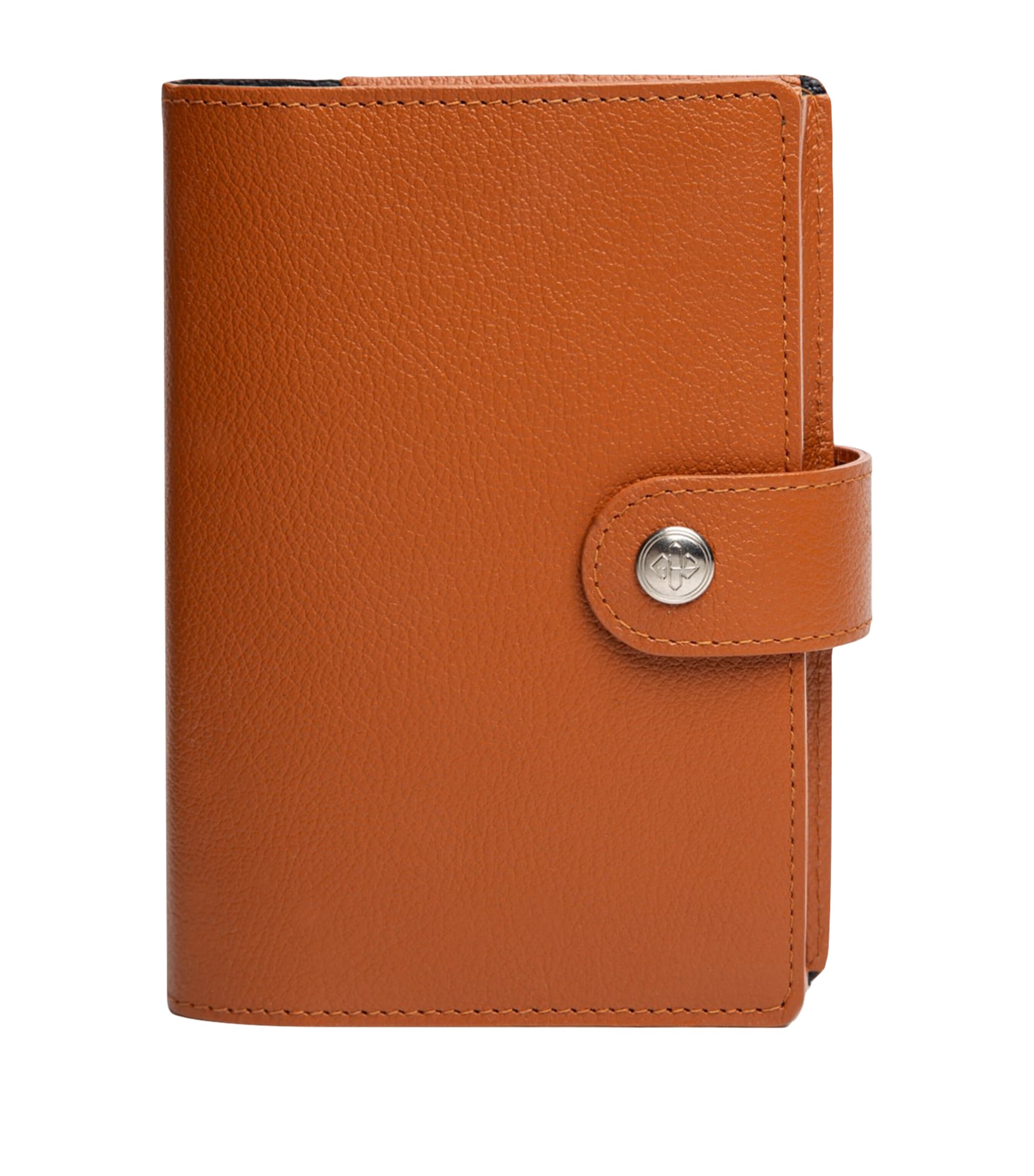 Shop Ettinger Leather Capra Pill Case In Brown