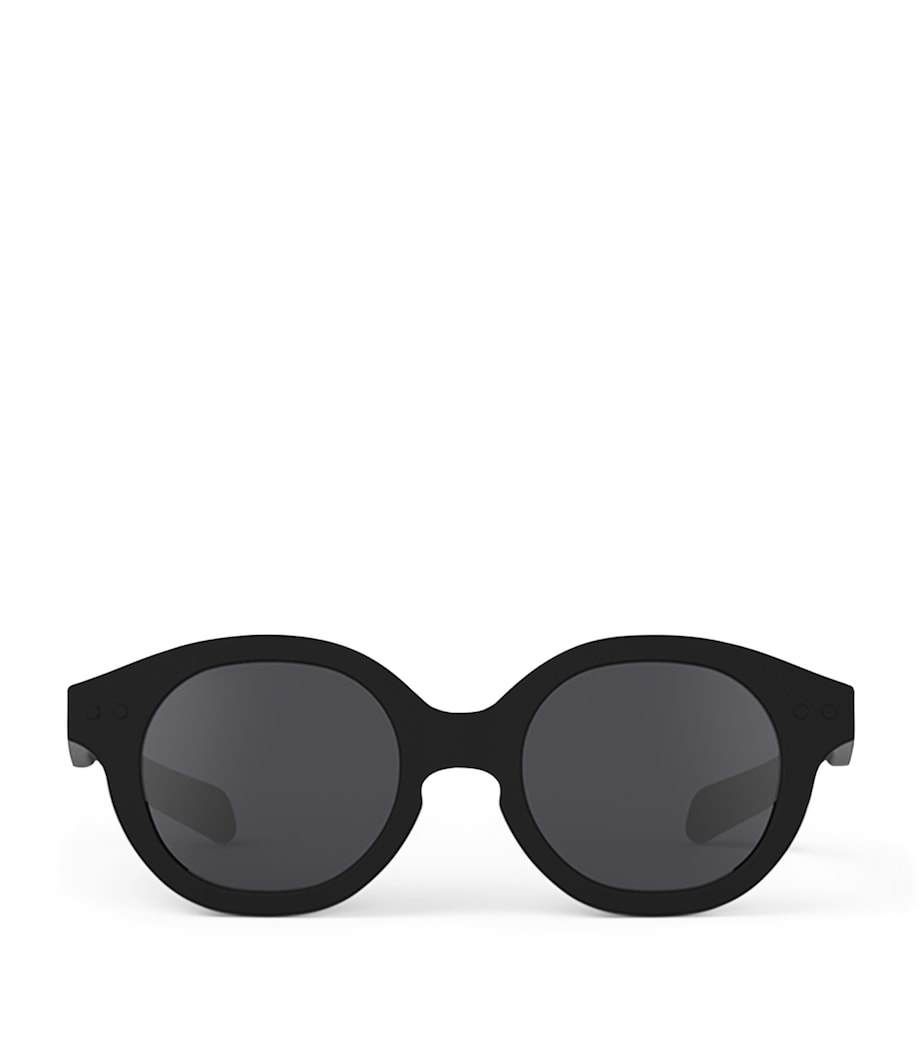 Baby Round Sunglasses (0-9 Months) BLACK Image 1