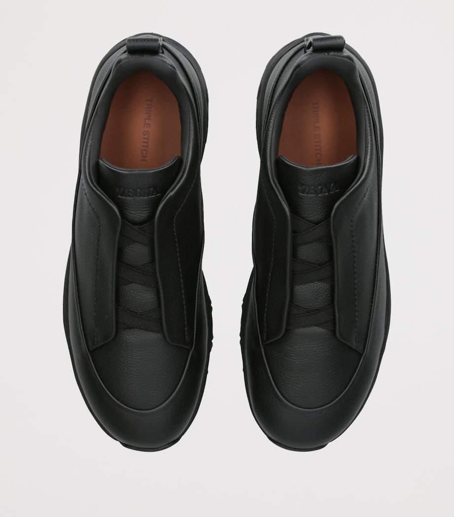 Leather Monte Sneakers BLACK Image 4