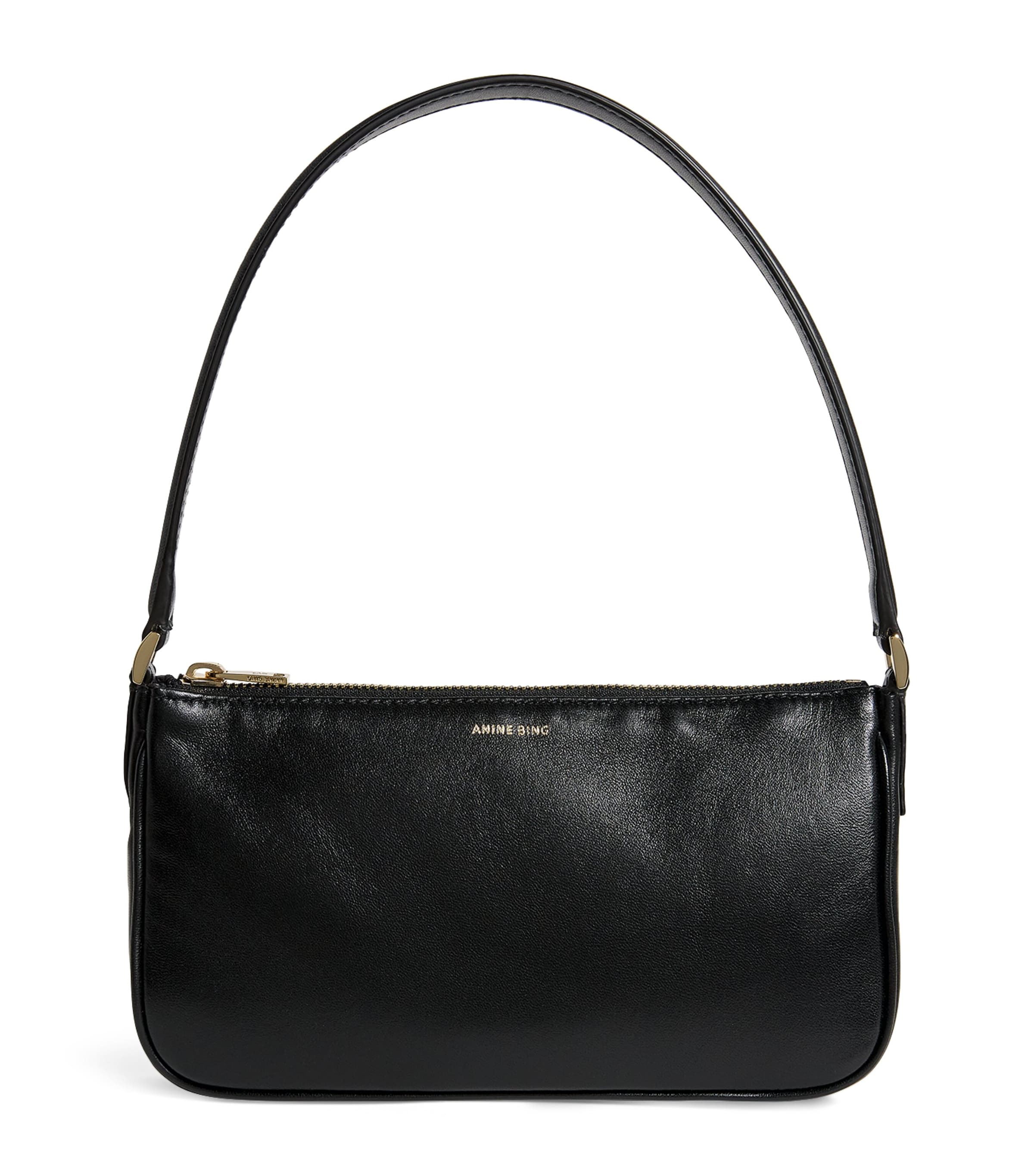 Anine Bing Mini Leather Elly Shoulder Bag In Black