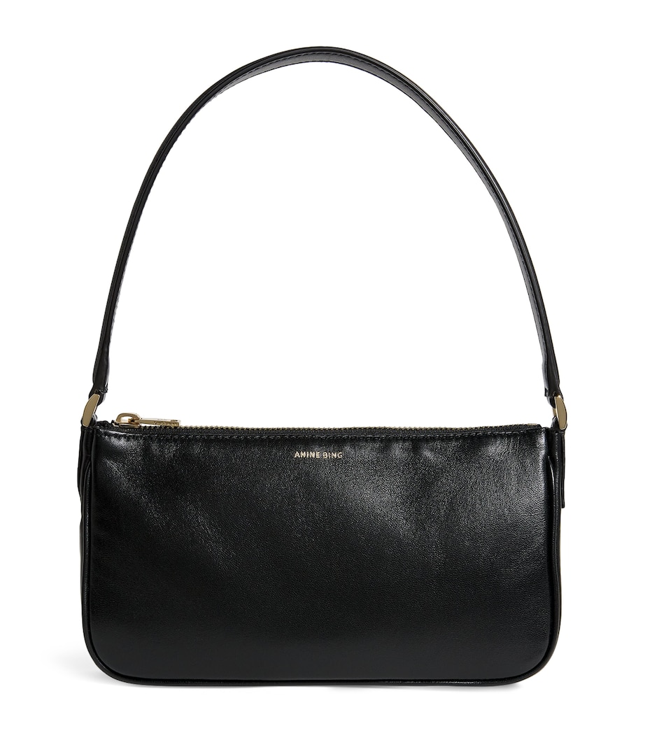 Mini Leather Elly Shoulder Bag BLACK Image 1