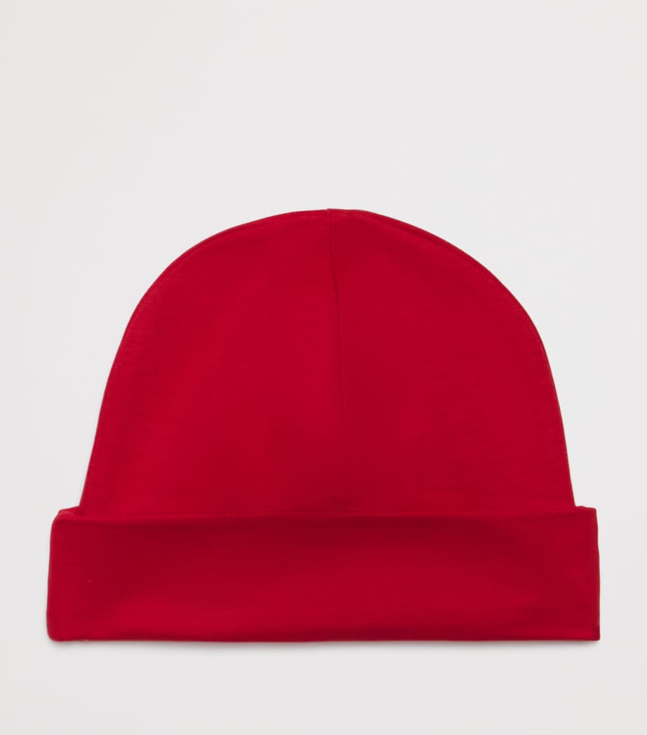Hand-Smocked Holiday Medley Beanie K600RED Image 2