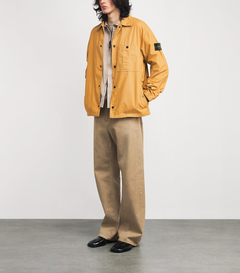 Technical Cotton Compass Shacket V0034 Image 2