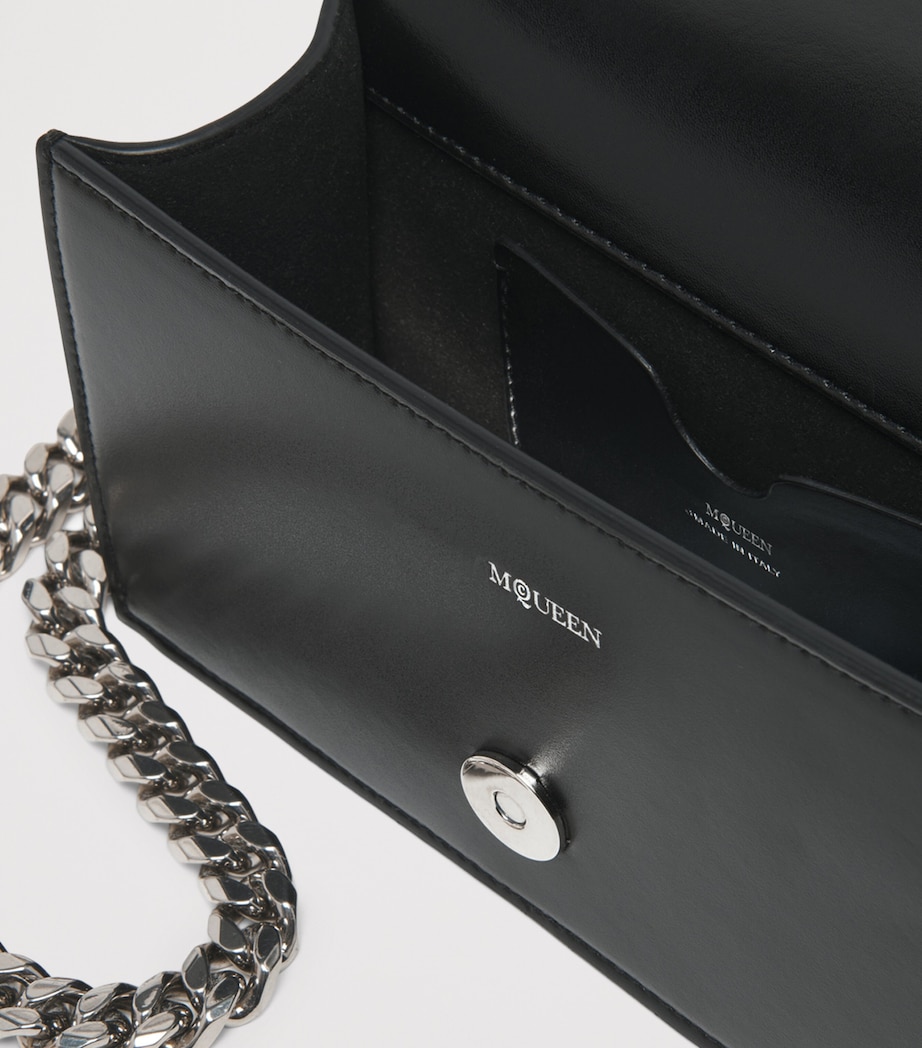 McQueen Mini Leather Embellished Cross-Body Bag Image 5