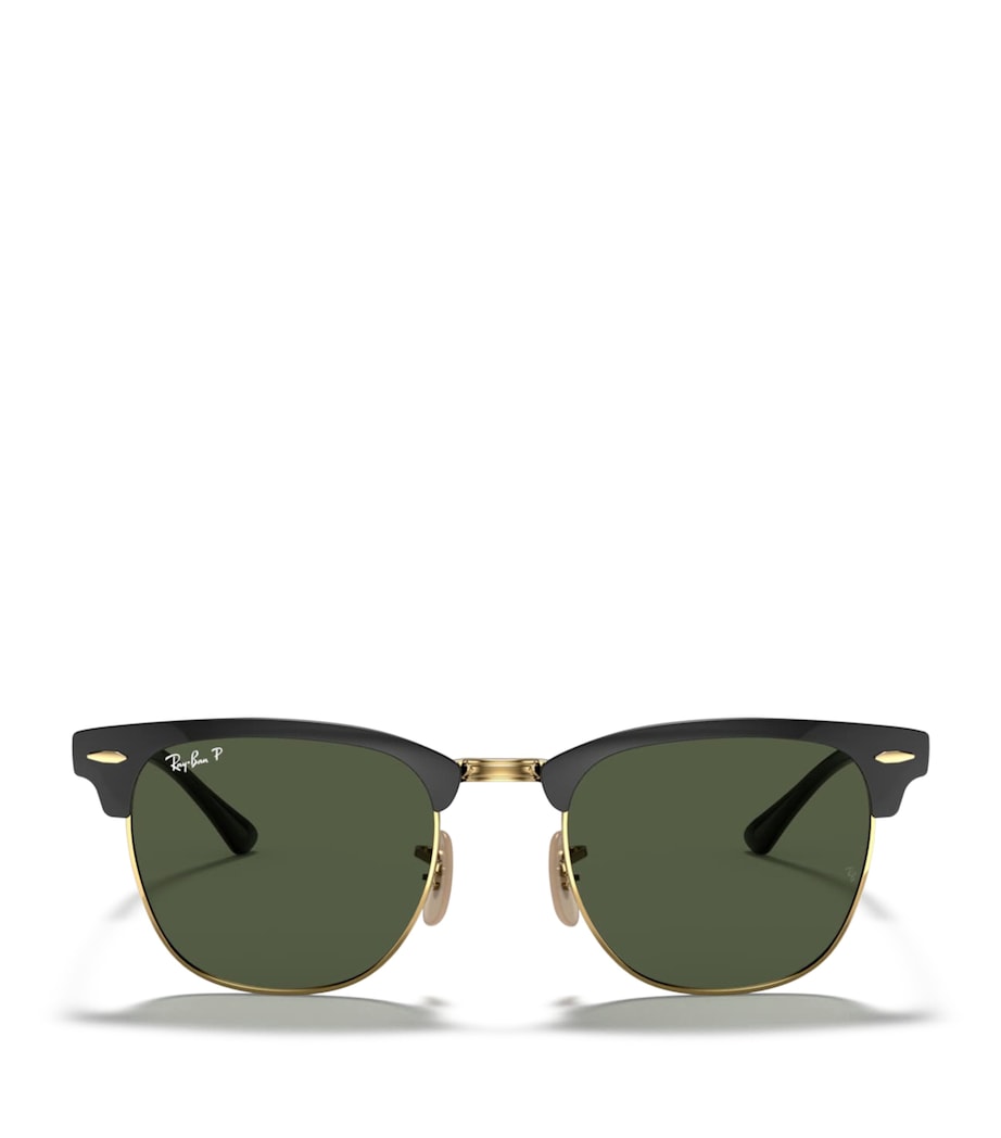 Ray-Ban Clubmaster Metal Square Sunglasses Black Image 1