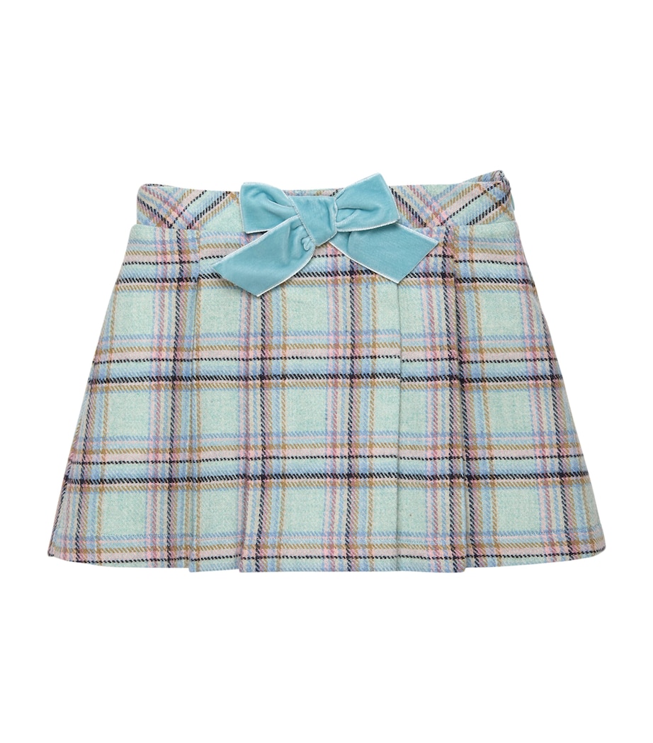 Etta Check Skirt (2-5 Years) SEA GREEN MULTI CHCK Image 1