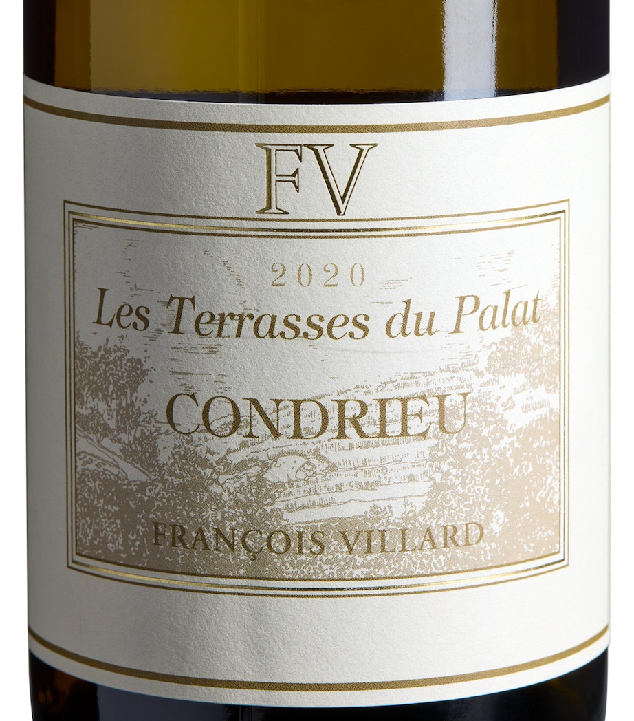 Condrieu Les Terrasses du Palat Viognier 2020 (75cl) – Rhône, France NO COLOUR Image 2