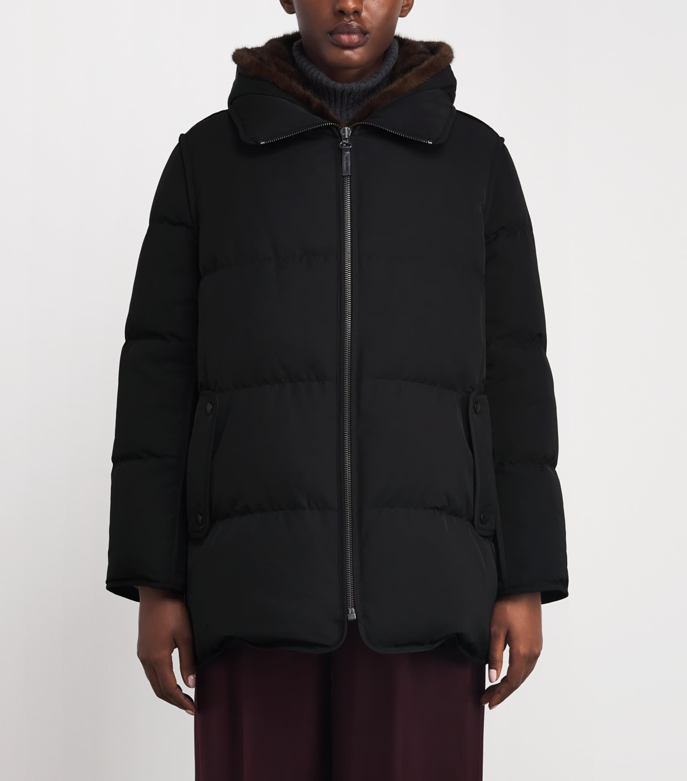 Down-Mink Technical Puffer Jacket (76cm) B1163 Image 3