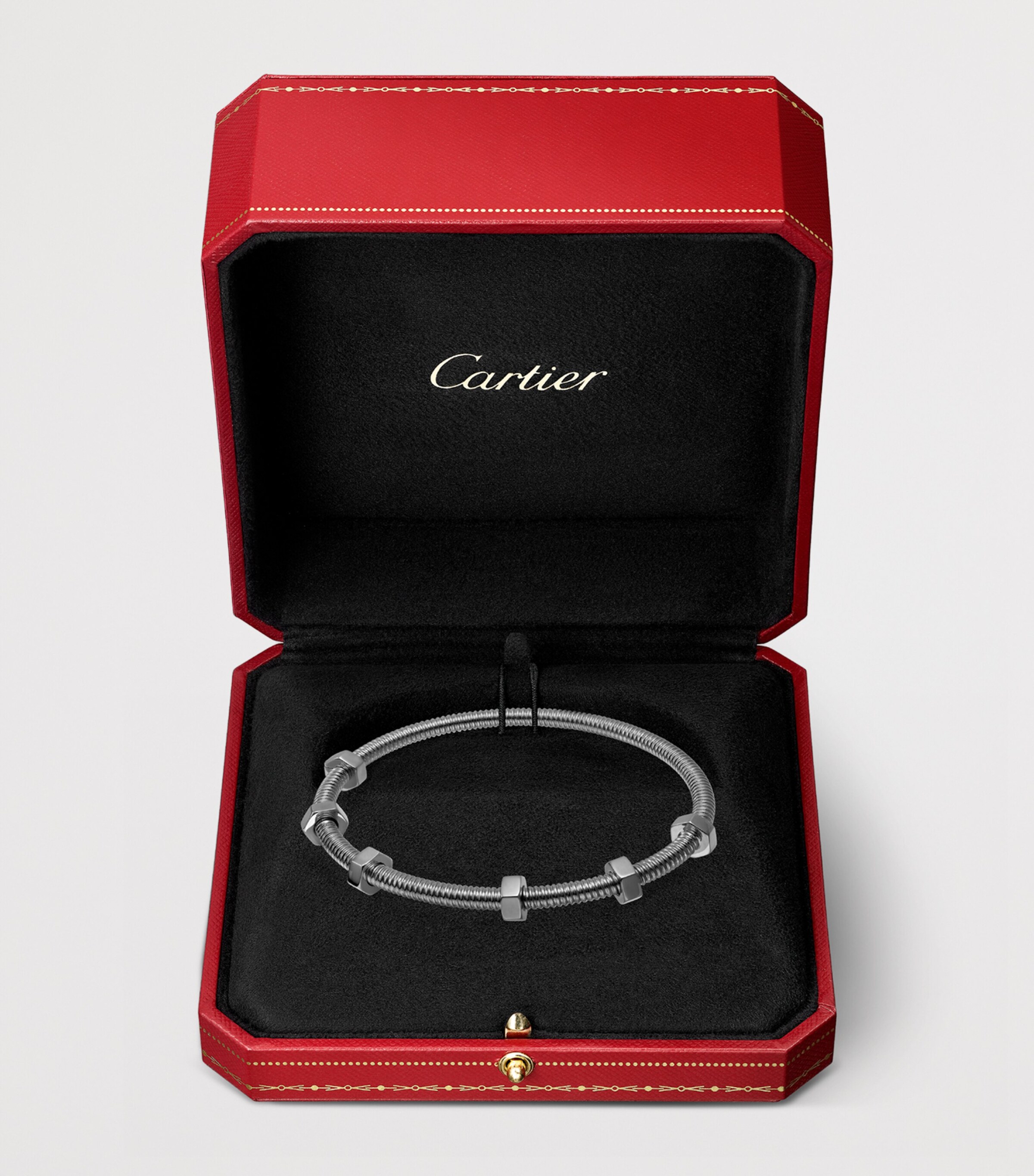 Cartier White Gold Écrou de Cartier Bracelet - Non-Rhodiumized Finish White Gold Image 3