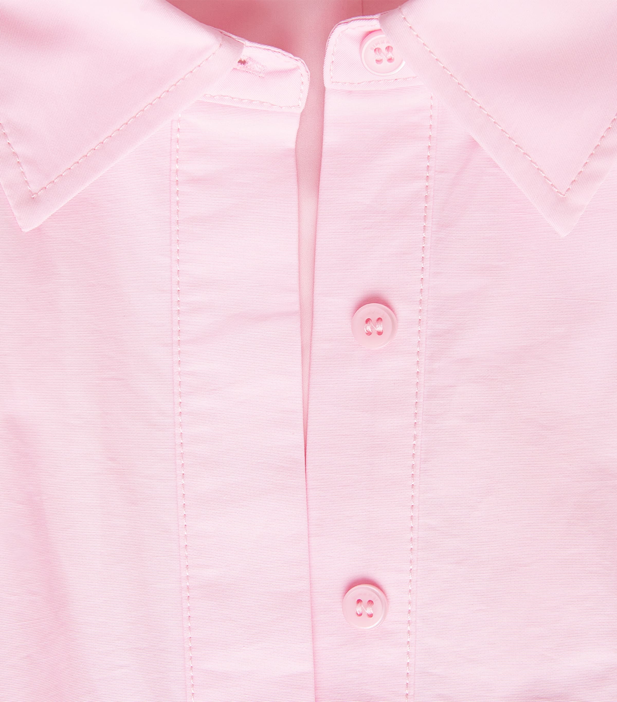 Simkhai Womens Cotton-Blend Clemmie Mini Shirt Dress Daisy Image 6