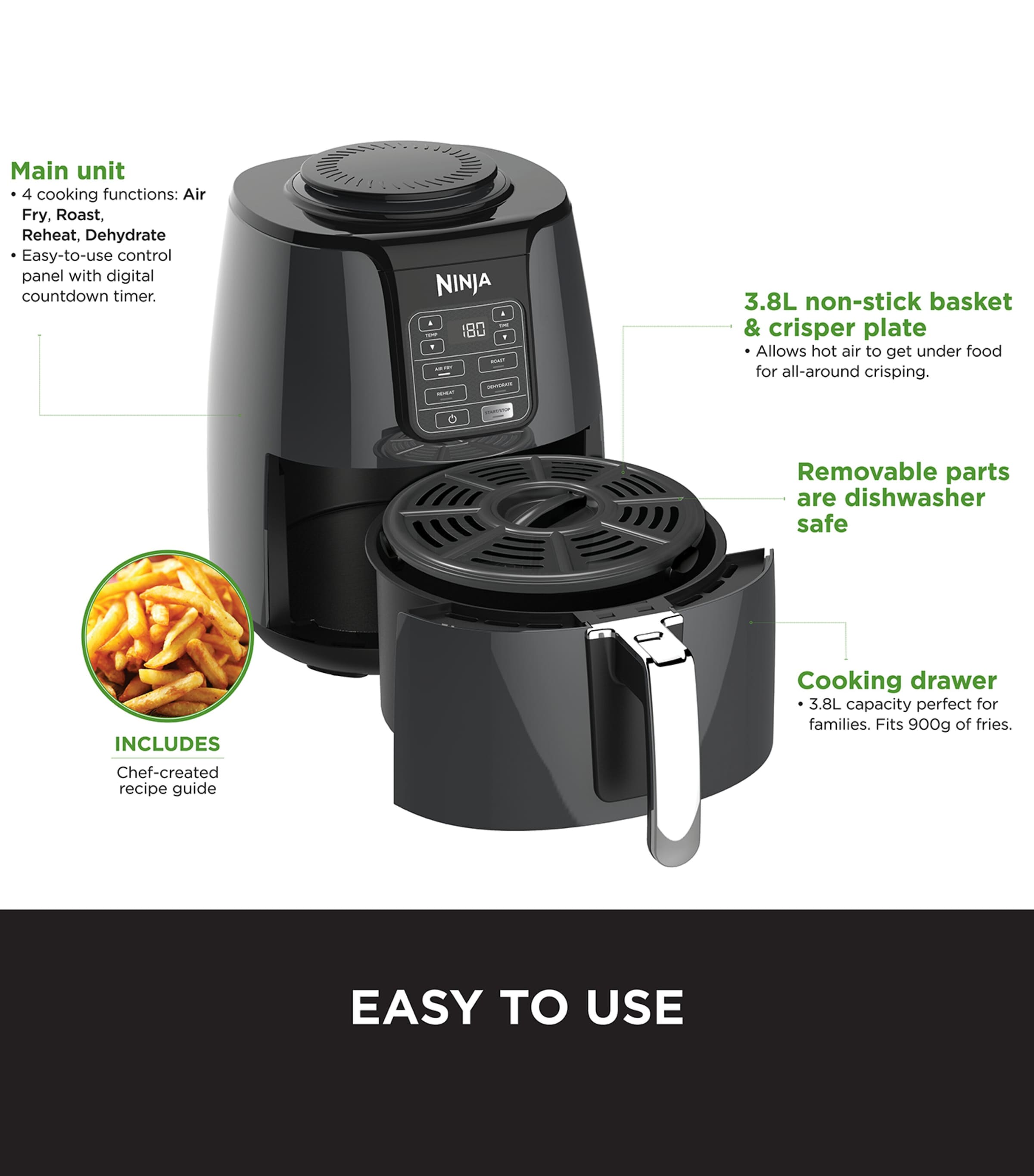 Ninja Foodi Ninja Air Fryer Harrods UK