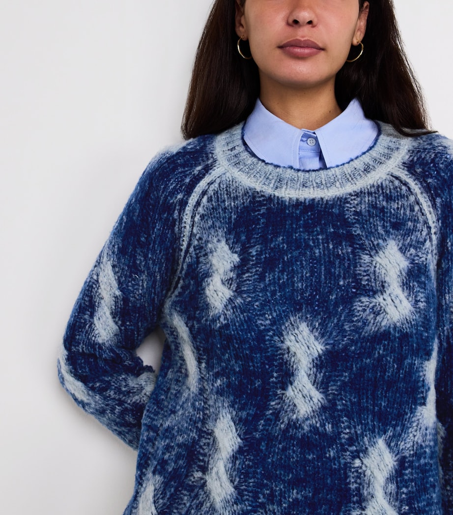 Wool-Blend Crew-Neck Sweater GREY Image 6