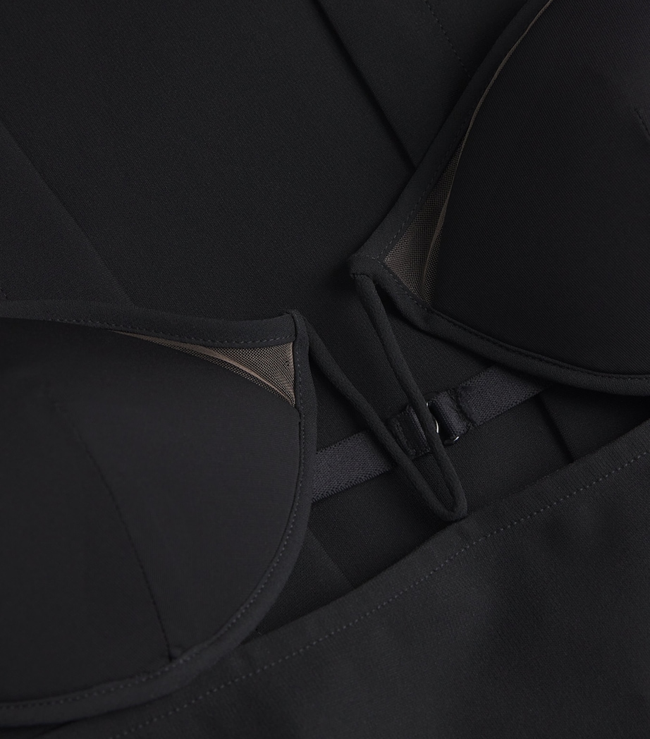 V-Wire Bra Maxi Dress BLACK Image 5