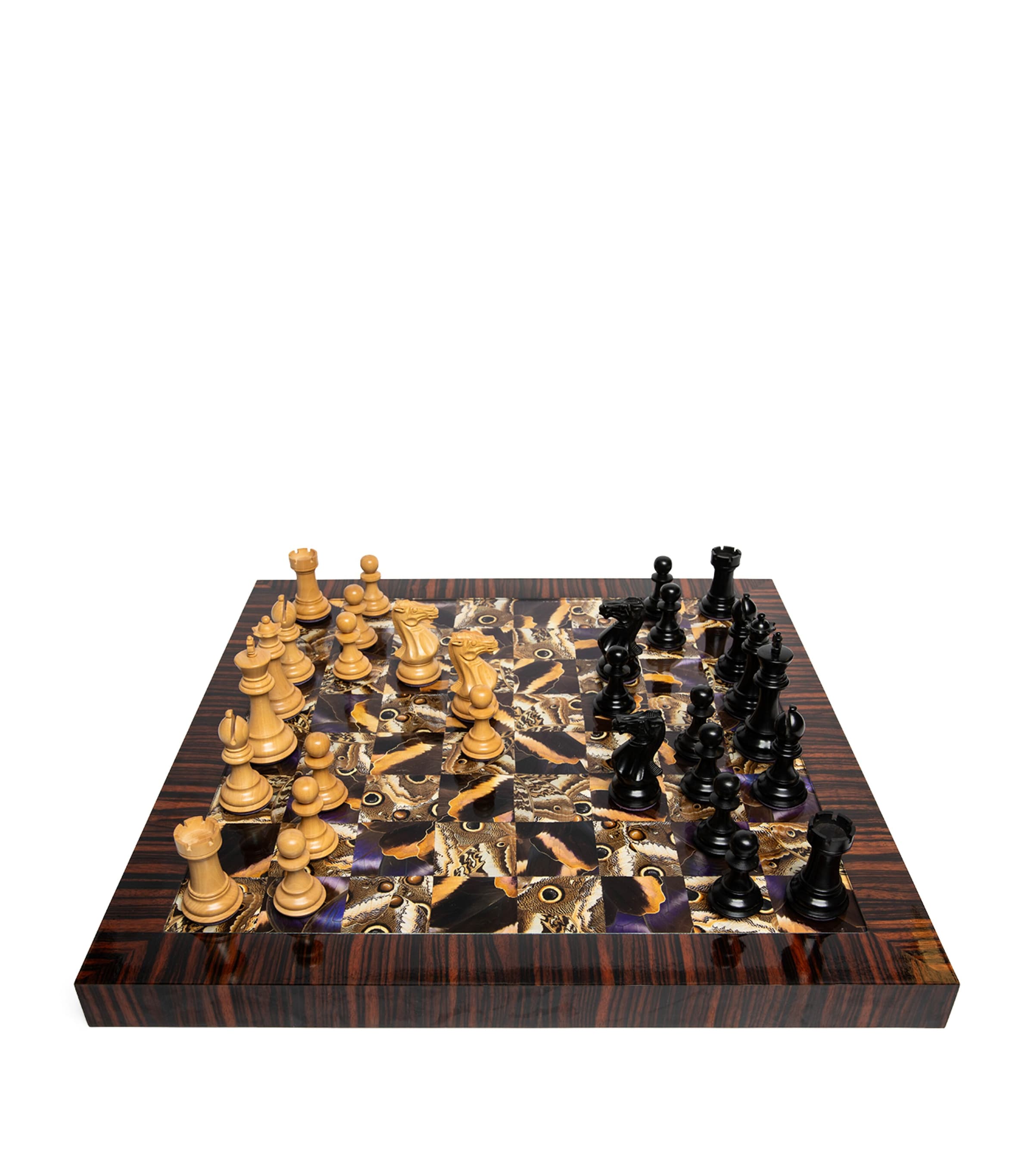 x KHAMAMA Noctua Chess Set BROWN Image 4