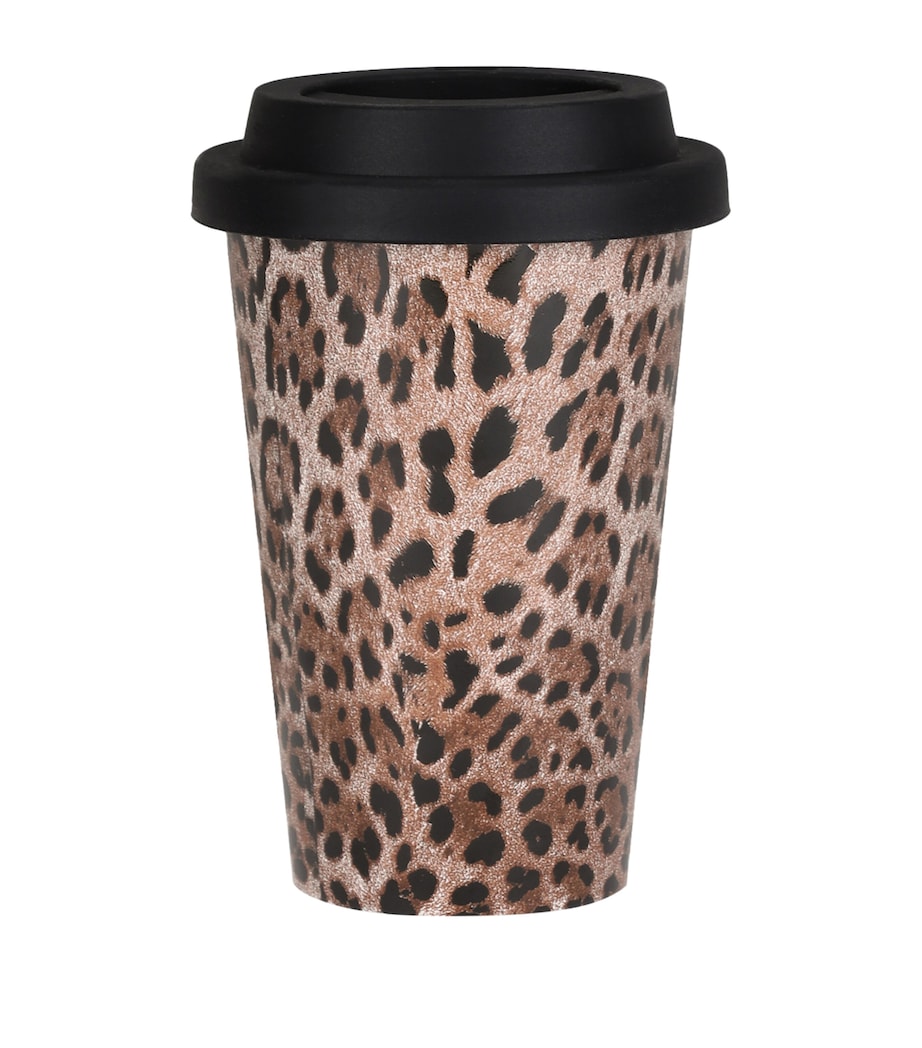 Dolce&Gabbana Casa Ceramic Leopardo Travel Mug Leopardo Image 5