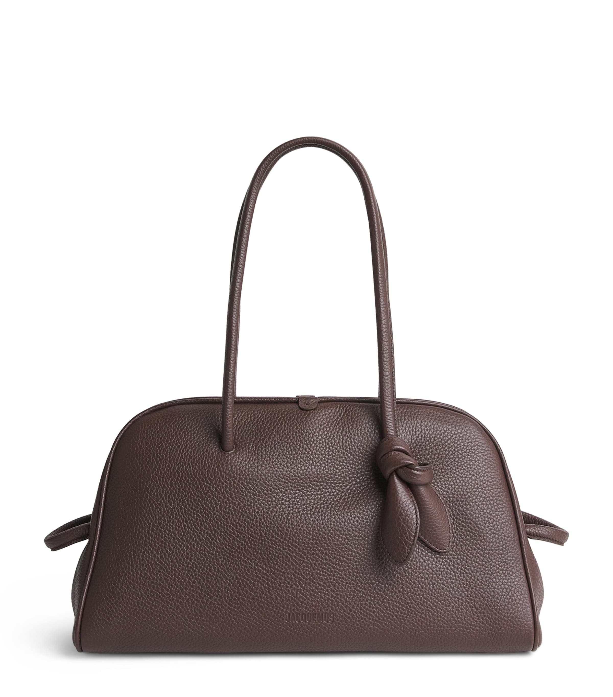 Leather Turismo Top-Handle Bag 880 DARK BROWN Image 1