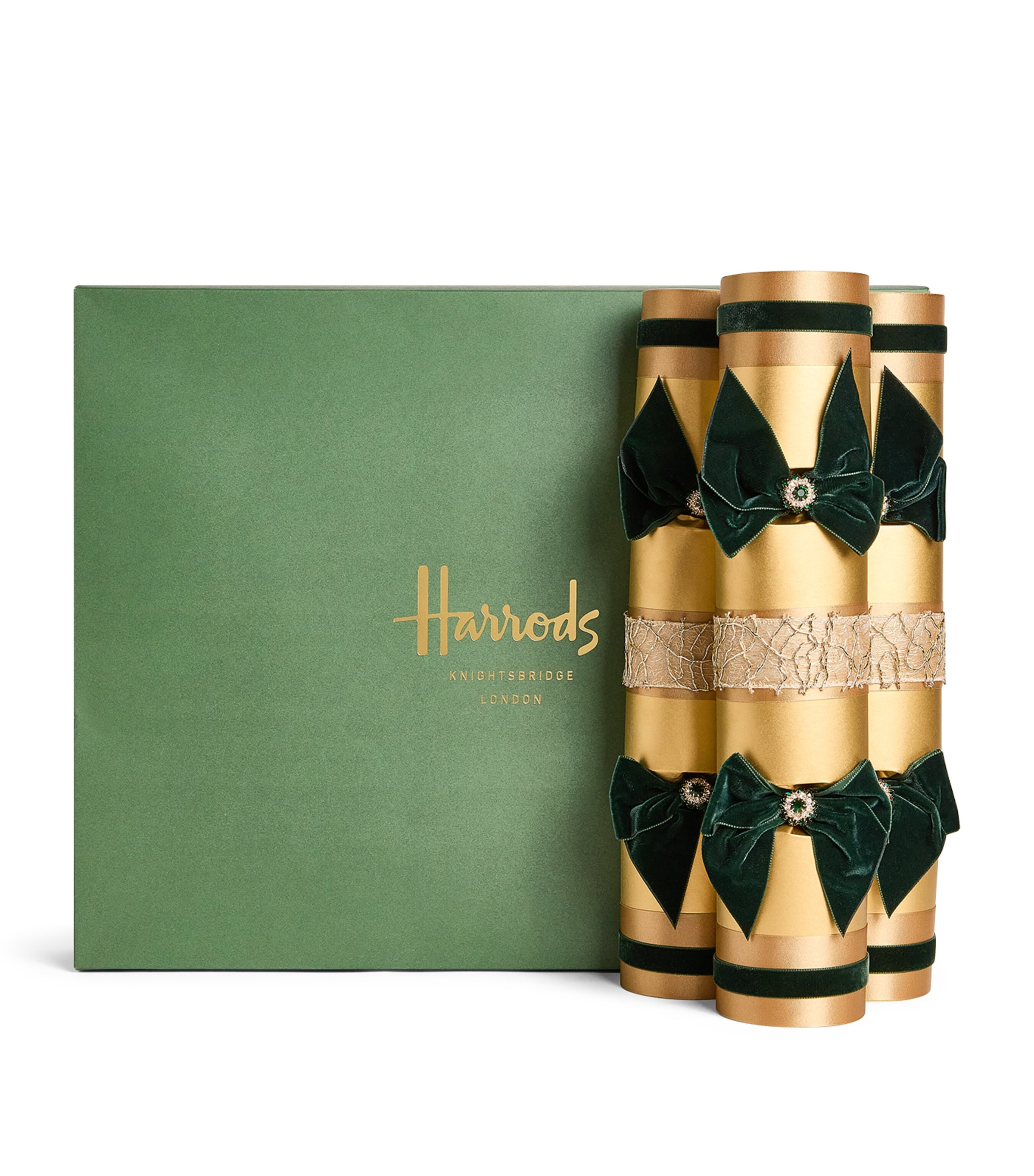 Harrods Luxury Christmas Crackers In Gold