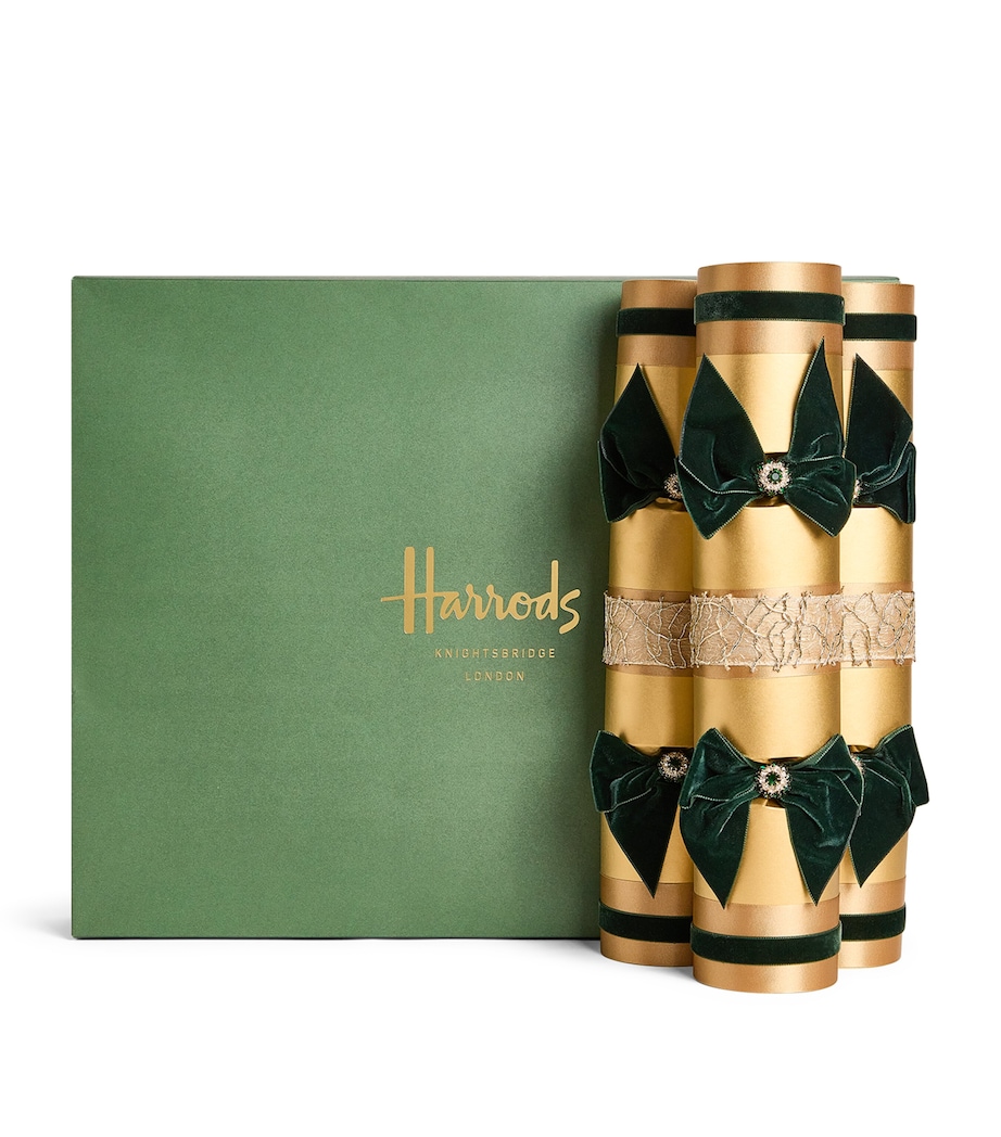 Harrods Luxury Christmas Crackers (Set of 6) Gold Image 1