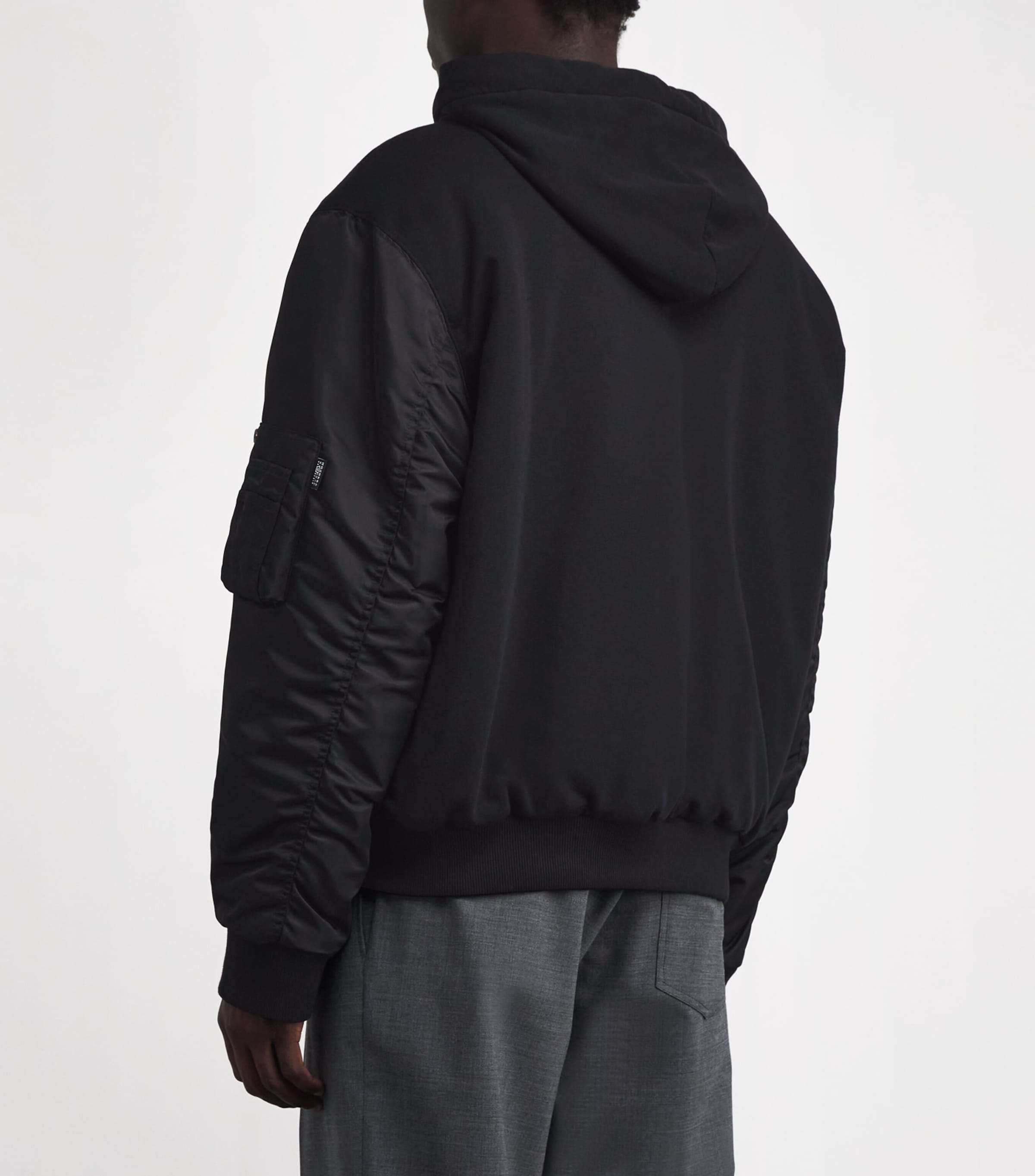 Padded Hooded Bomber Jacket 961 Image 4