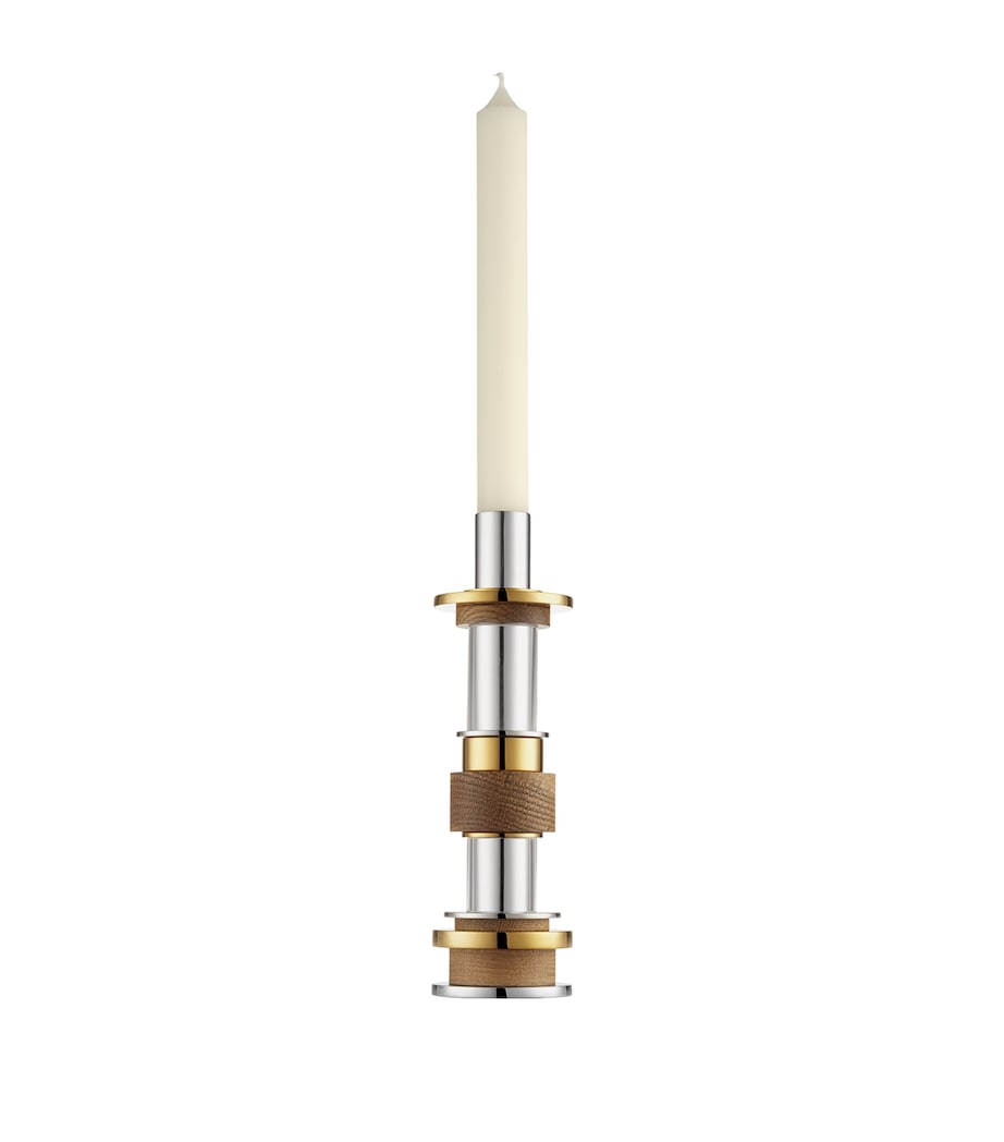 Christofle Myriade Candle Holder Silver Image 1
