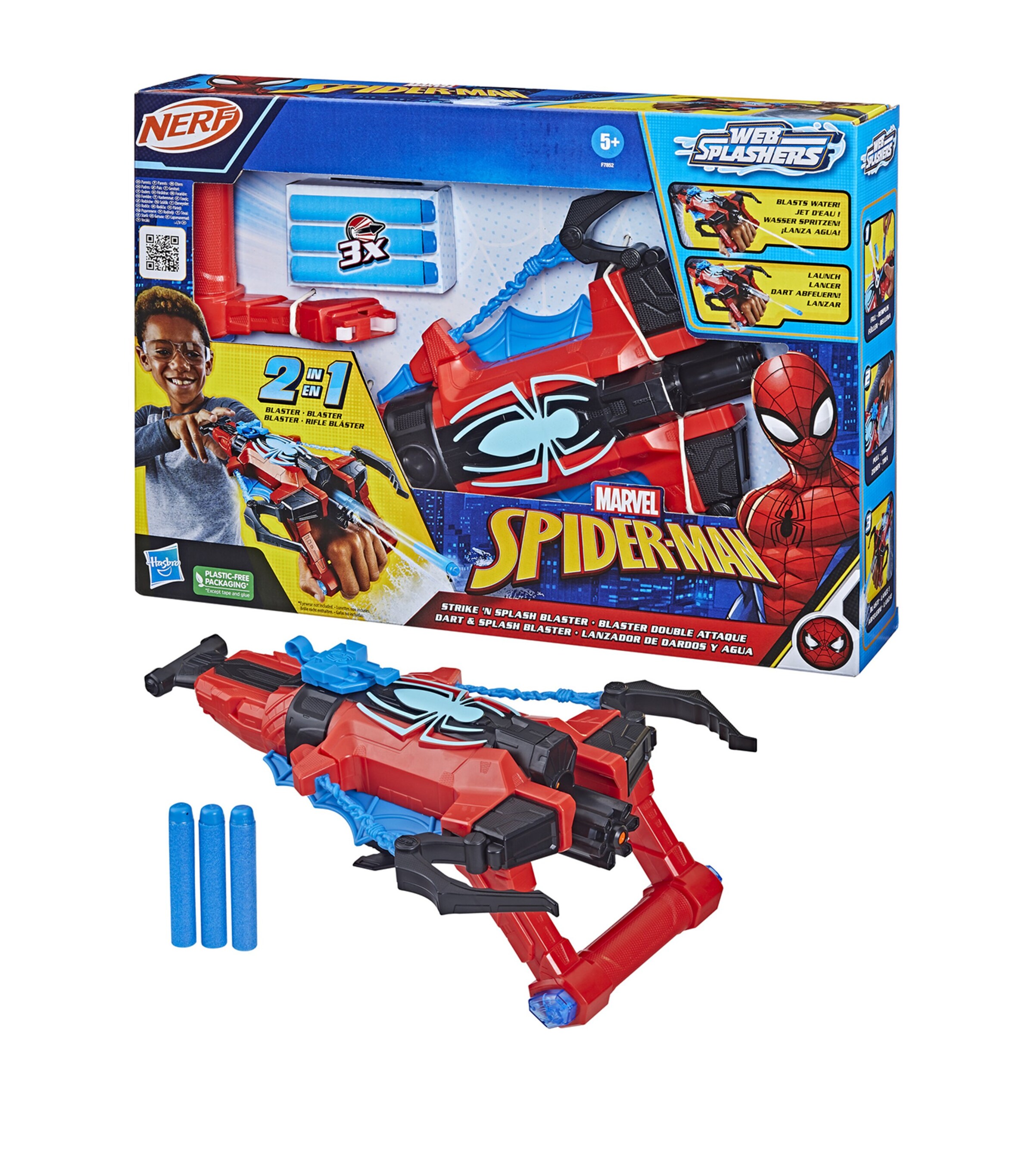Spider-Man Strike 'N Splash Nerf Blaster MULTI Image 12