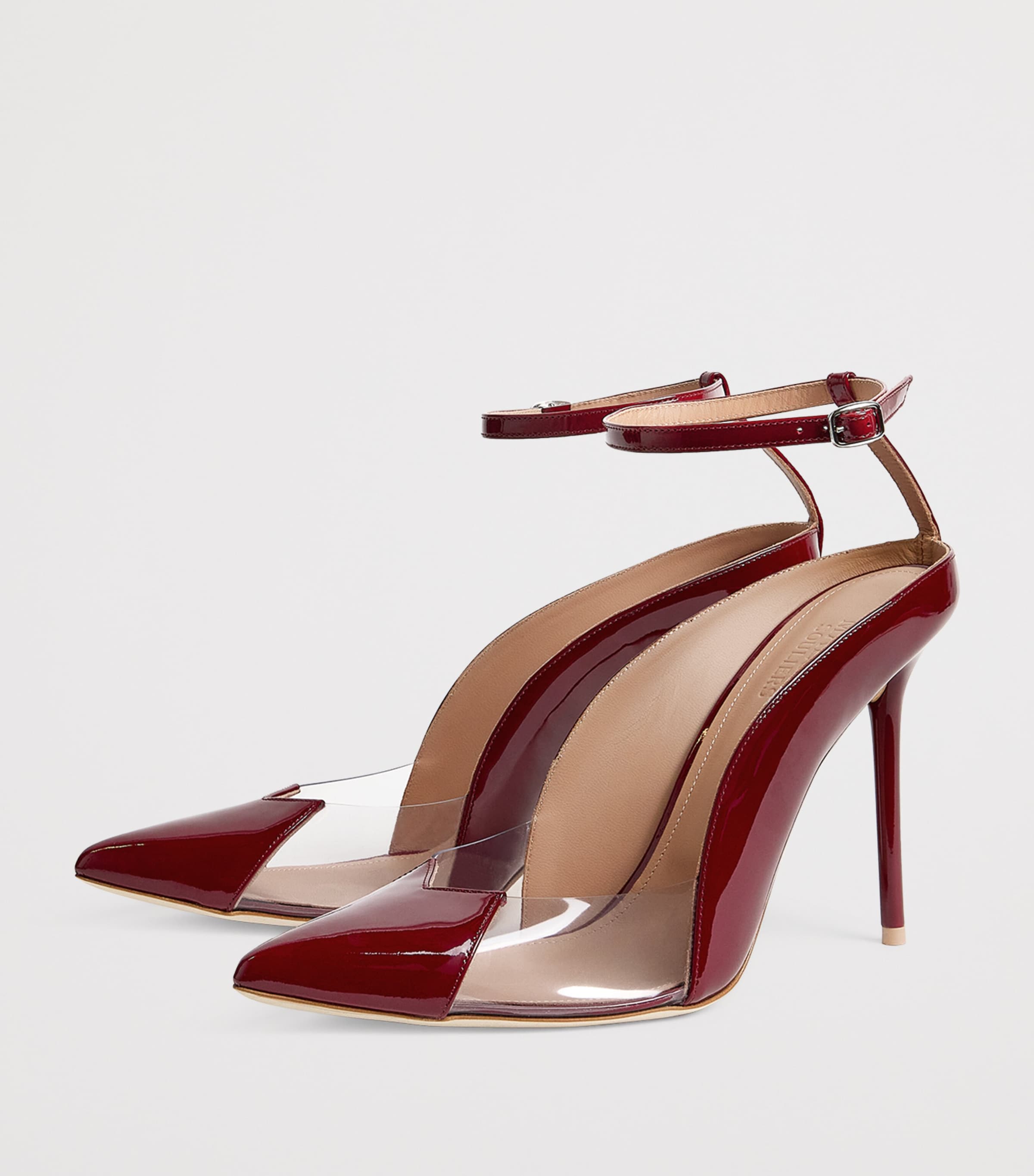 Leather Malia Pumps 100 ROSEWOOD Image 3