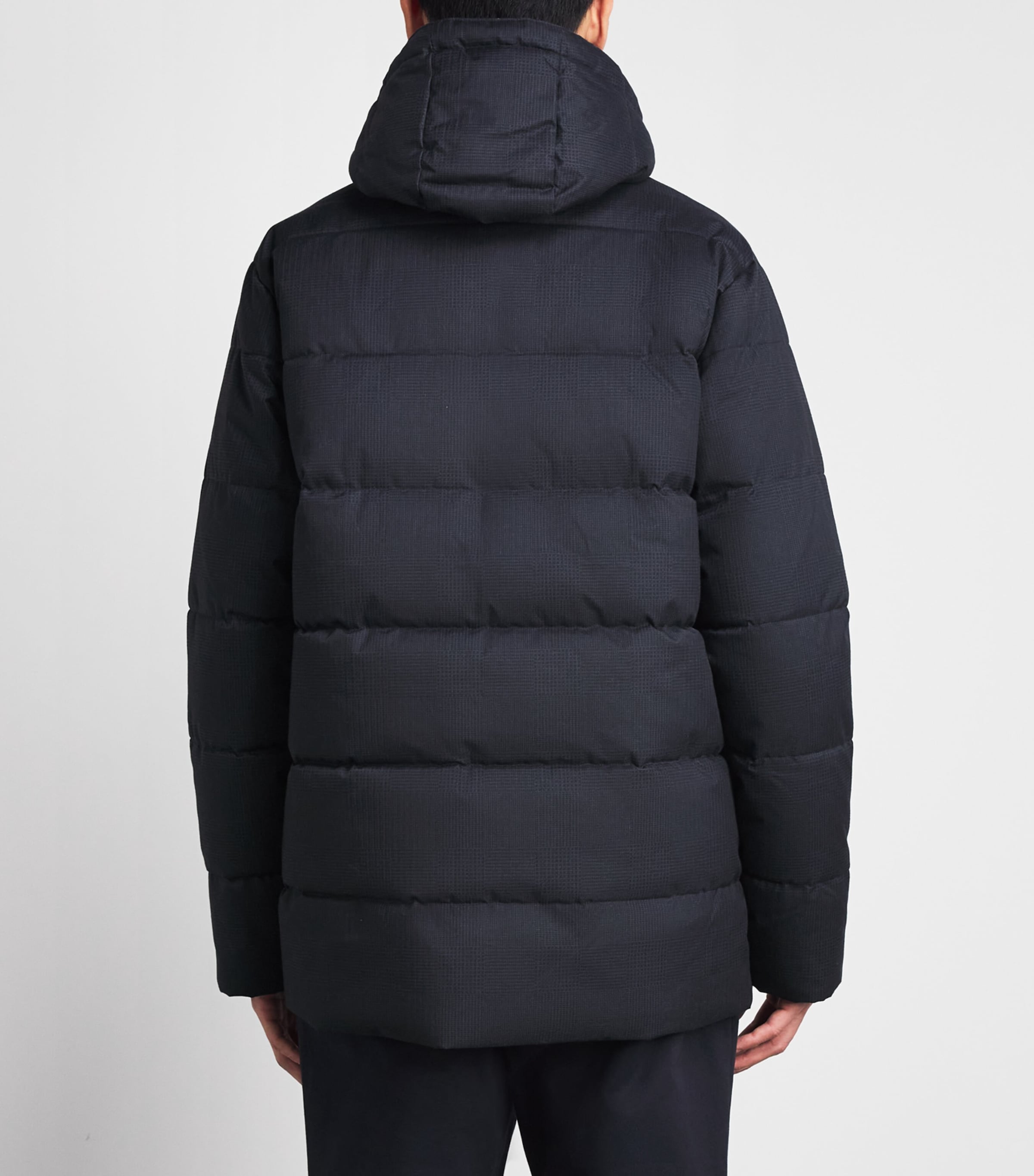 Barbour Mens Emble Puffer Jacket Dark Navy Image 5