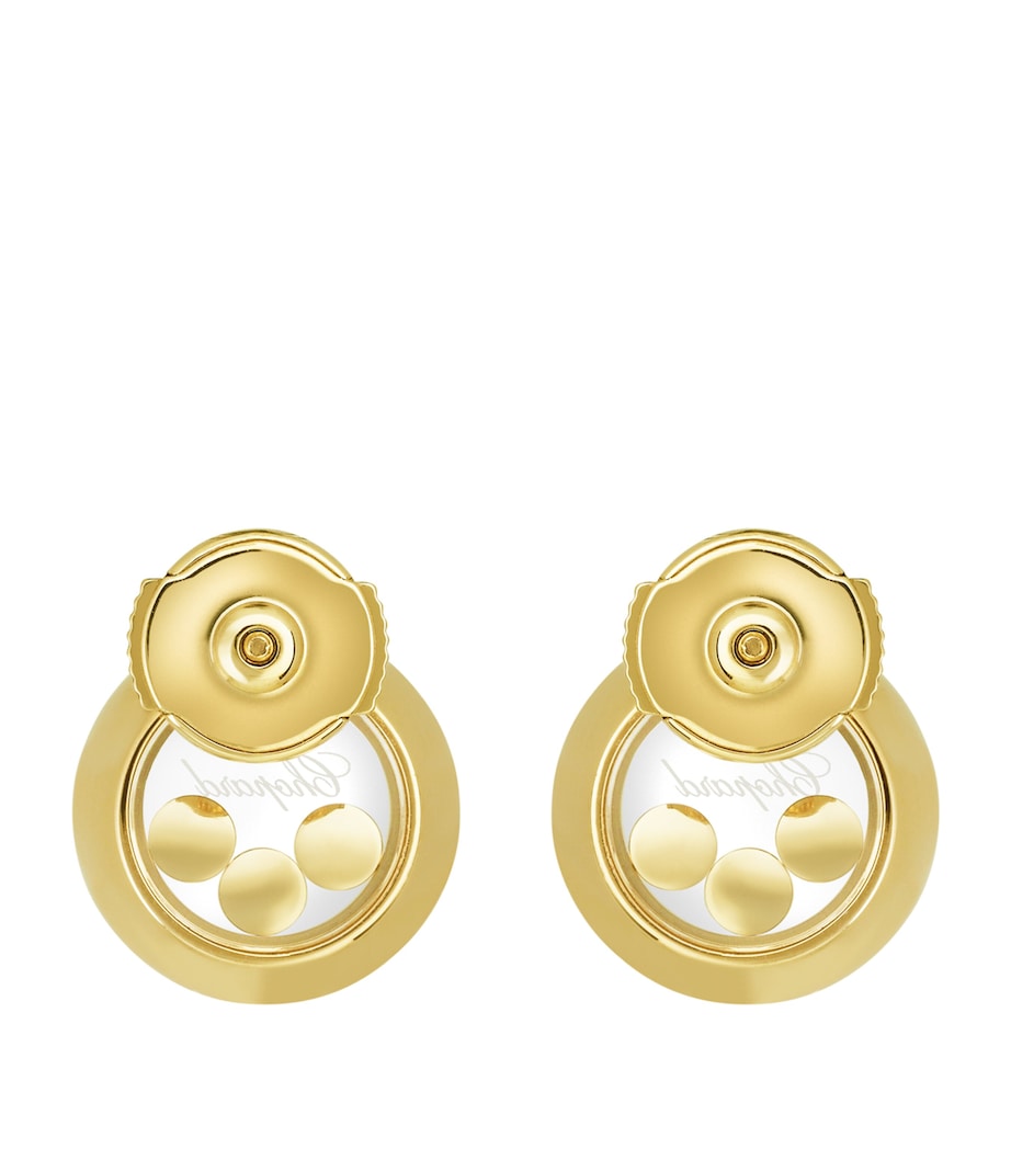 Yellow Gold and Diamond Happy Diamonds Icons Earrings 18K YELLOW GOLD Image 2