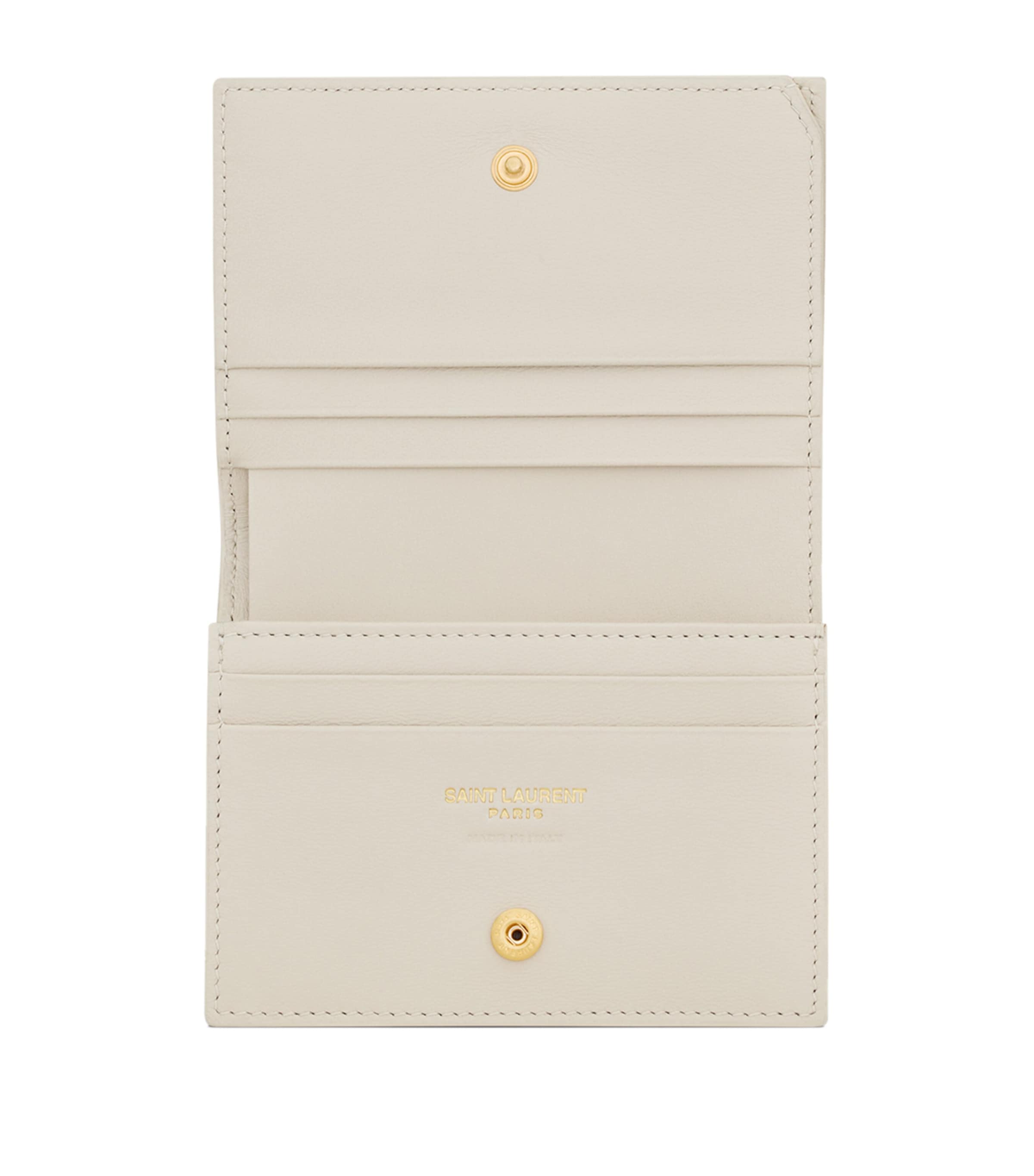 Quilted Leather Monogram Wallet 9207 Image 4