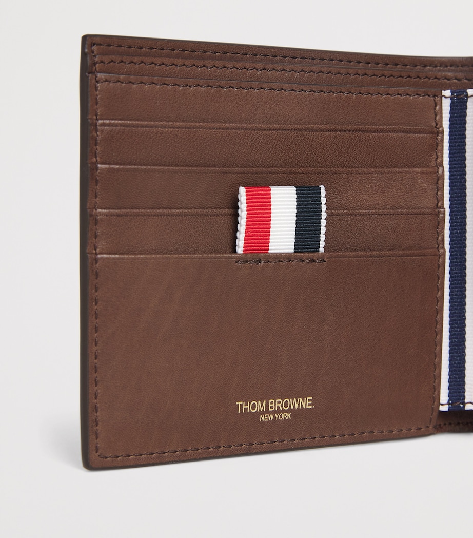 Leather Bifold Wallet DARK BROWN Image 4