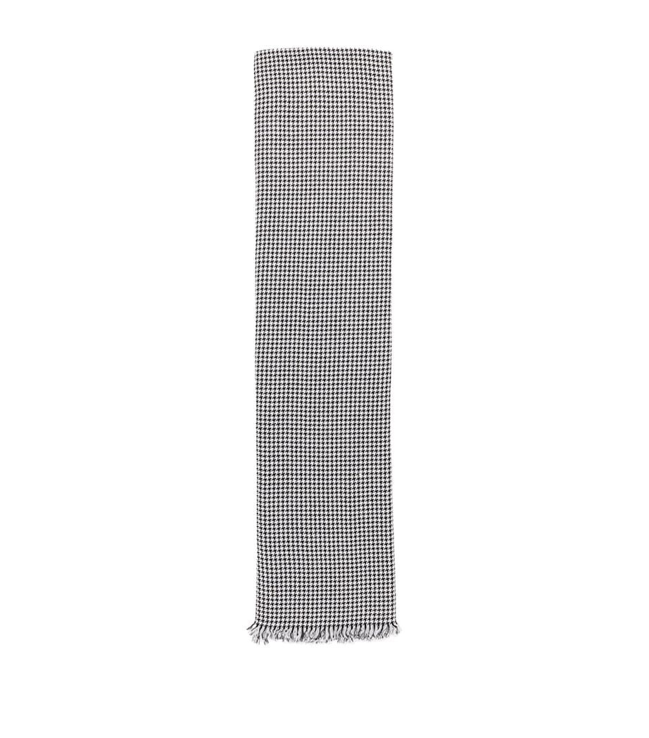 TOM FORD Sequinned Houndstooth Scarf Nwa Image 1