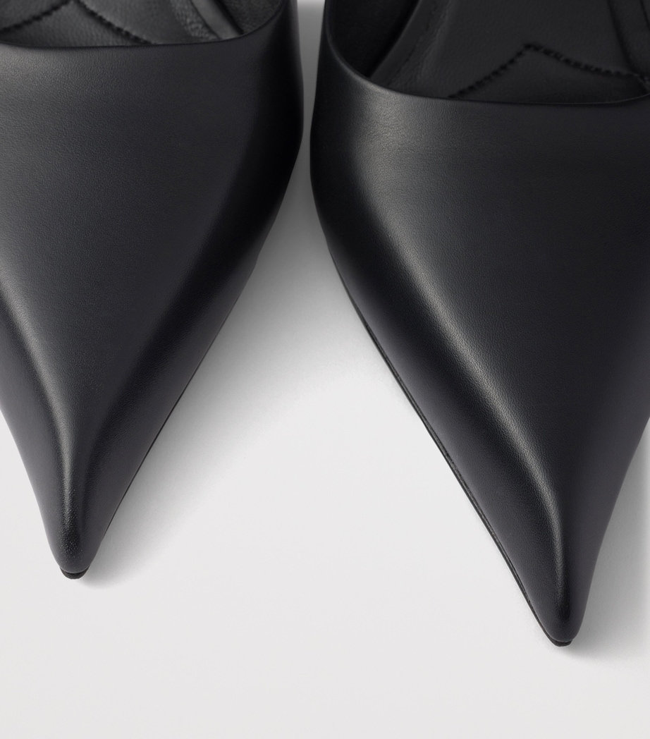 Leather Heeled Mules 10 F0002 Image 5