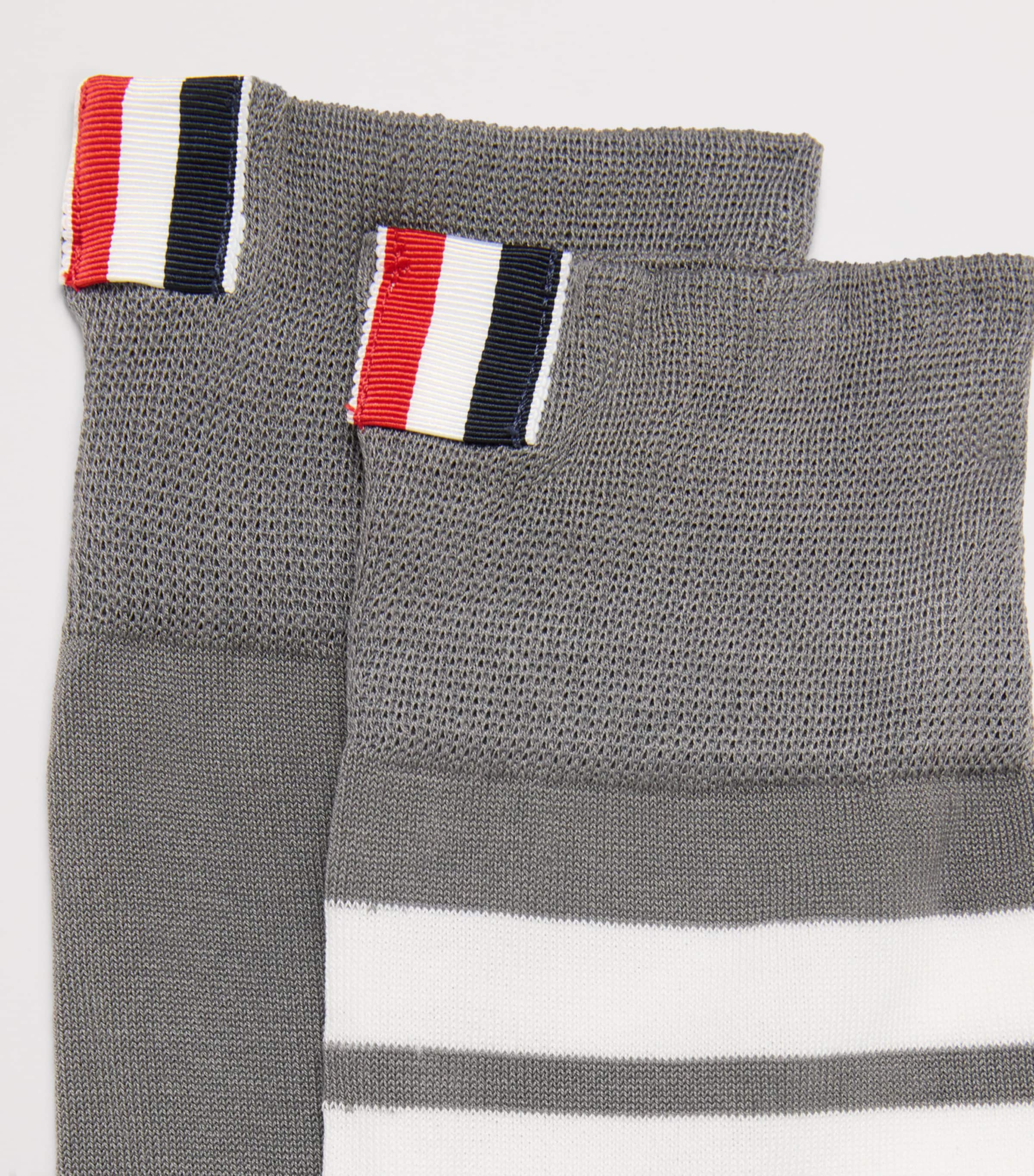 4-Bar Mid-Calf Socks MED GREY Image 2