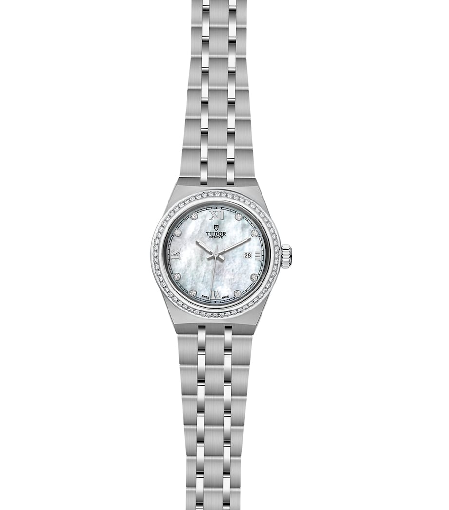 Day Date Stainless Steel and Diamond Watch 28mm MULTI Image 5