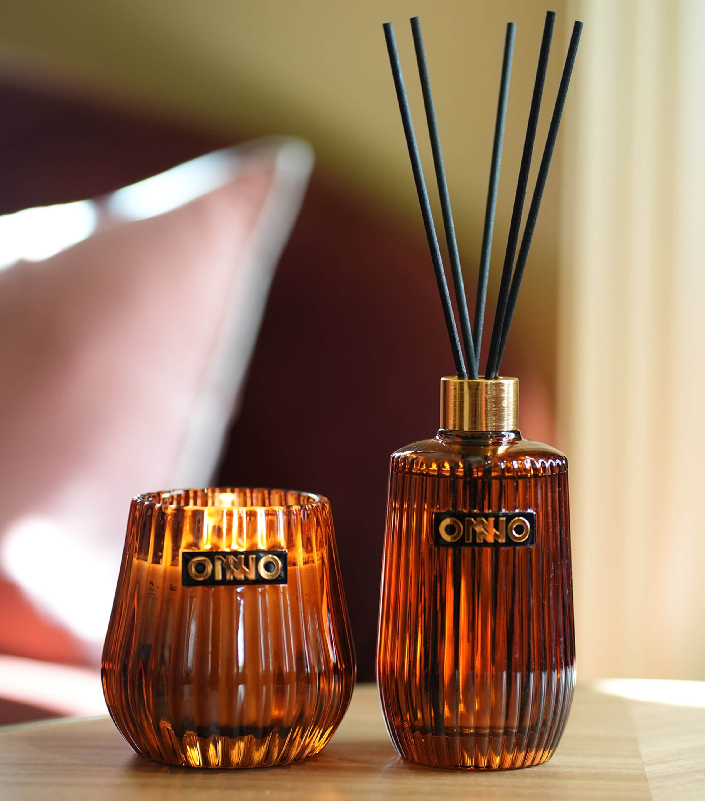 Eclectic Ginger Fig Candle and Diffuser Gift Set AMBER Image 2